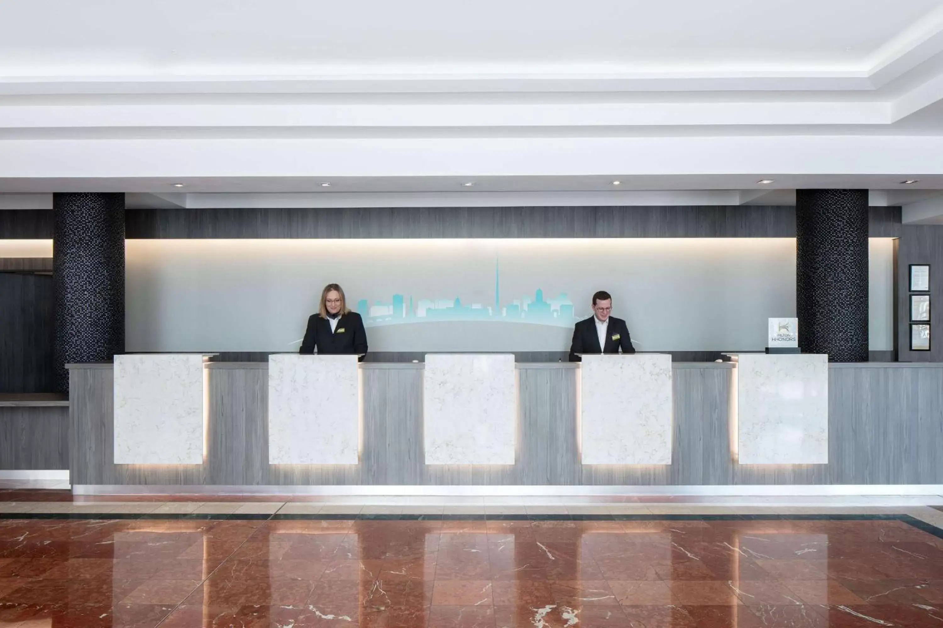 Lobby or reception, Staff in Hilton Garden Inn Dublin City Centre