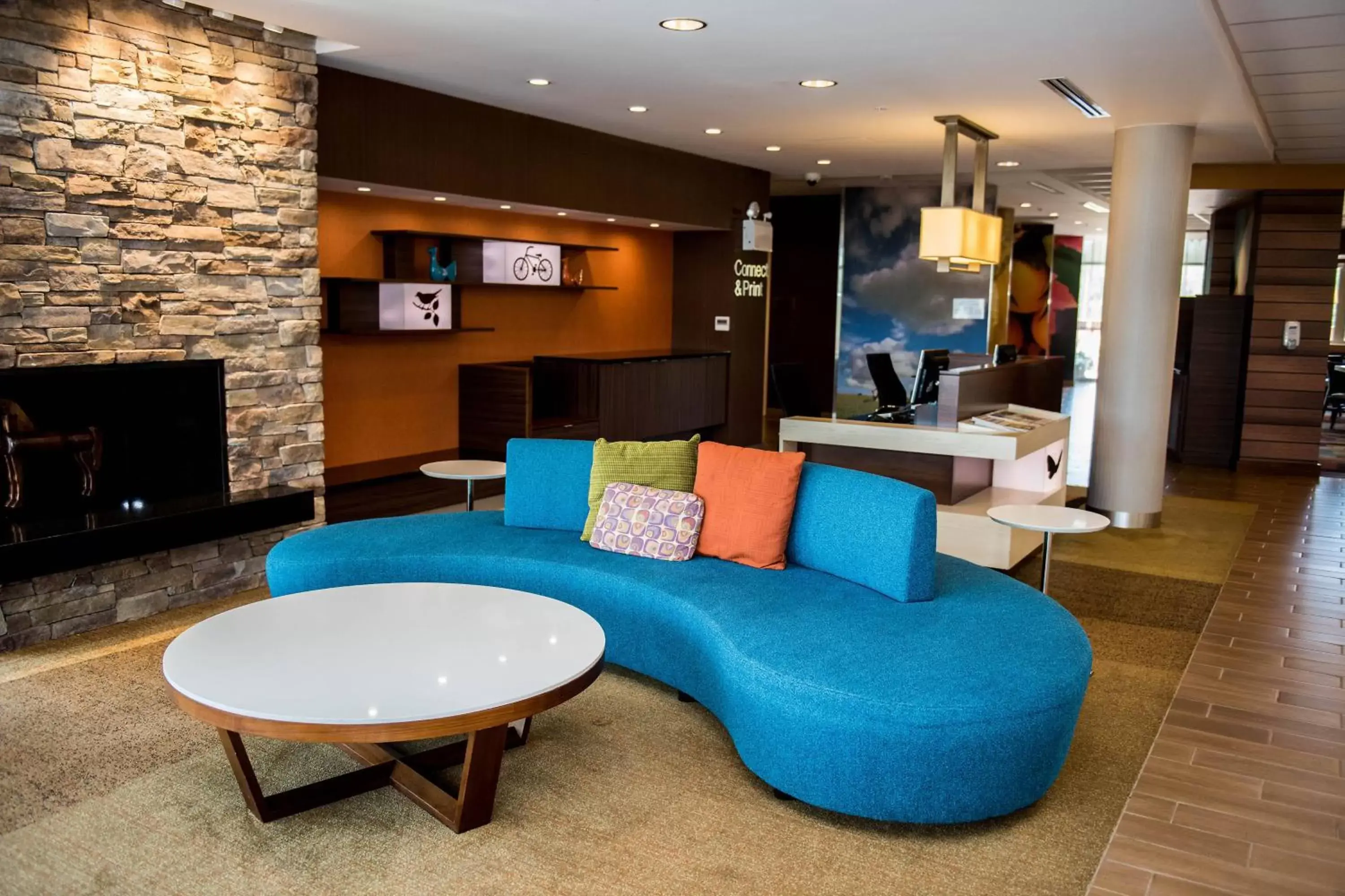 Lobby or reception, Seating Area in Fairfield Inn & Suites by Marriott Moncton