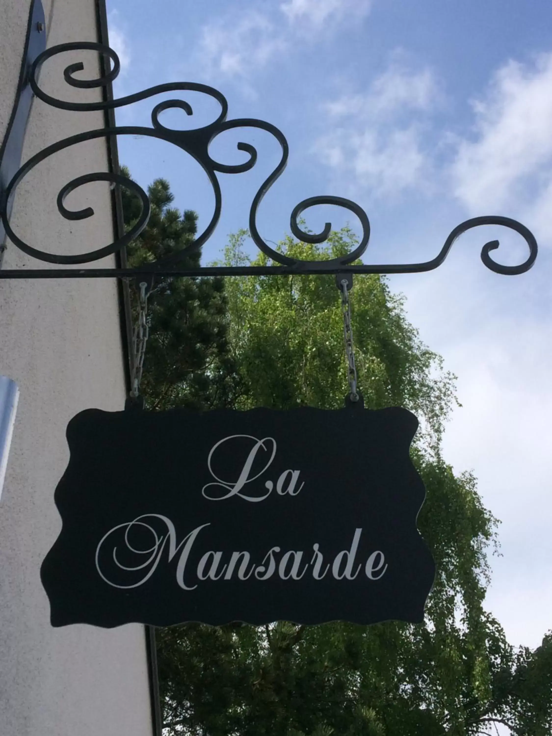 Facade/entrance, Property Logo/Sign in La Mansarde
