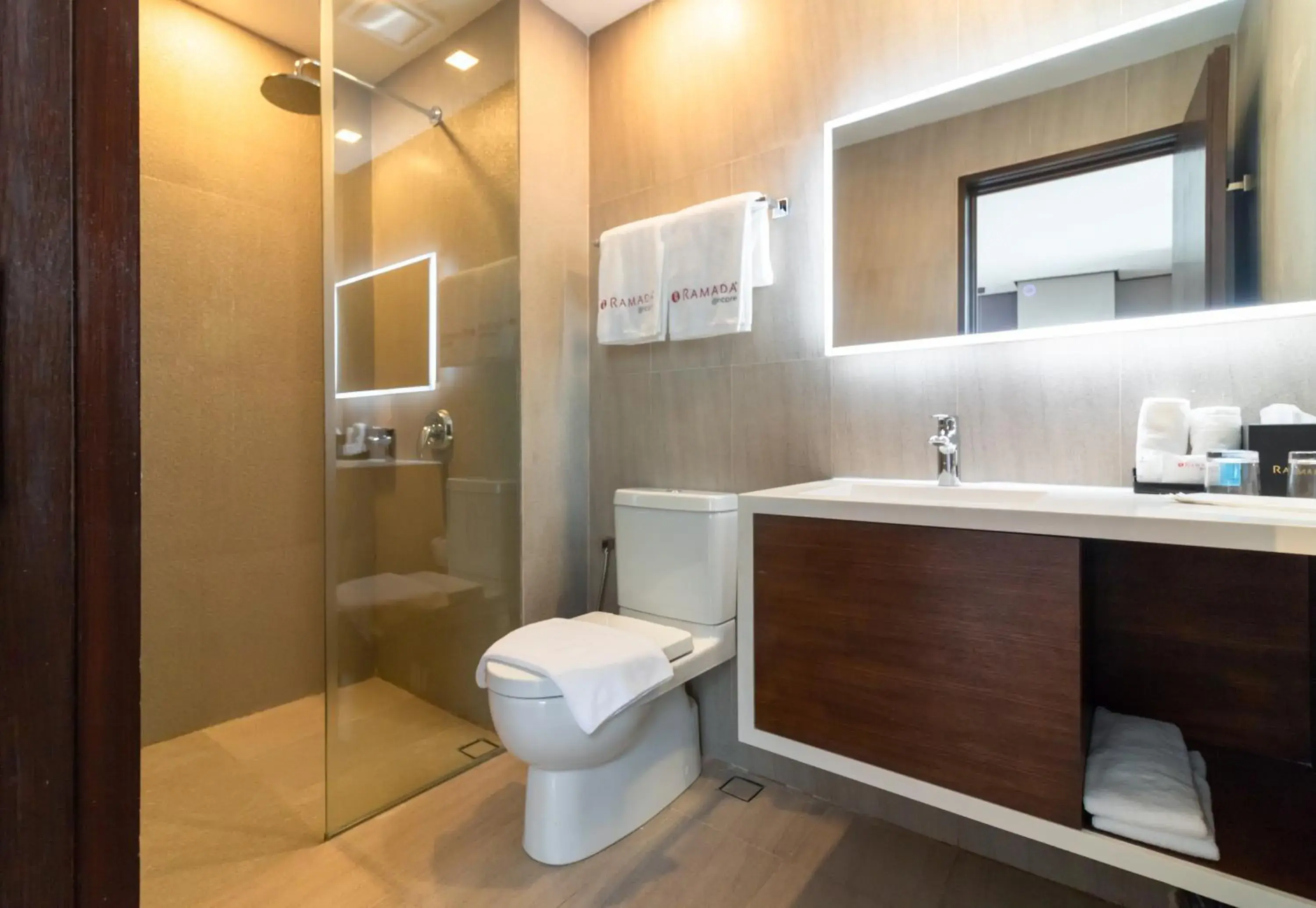 Bathroom in Ramada Encore Makati