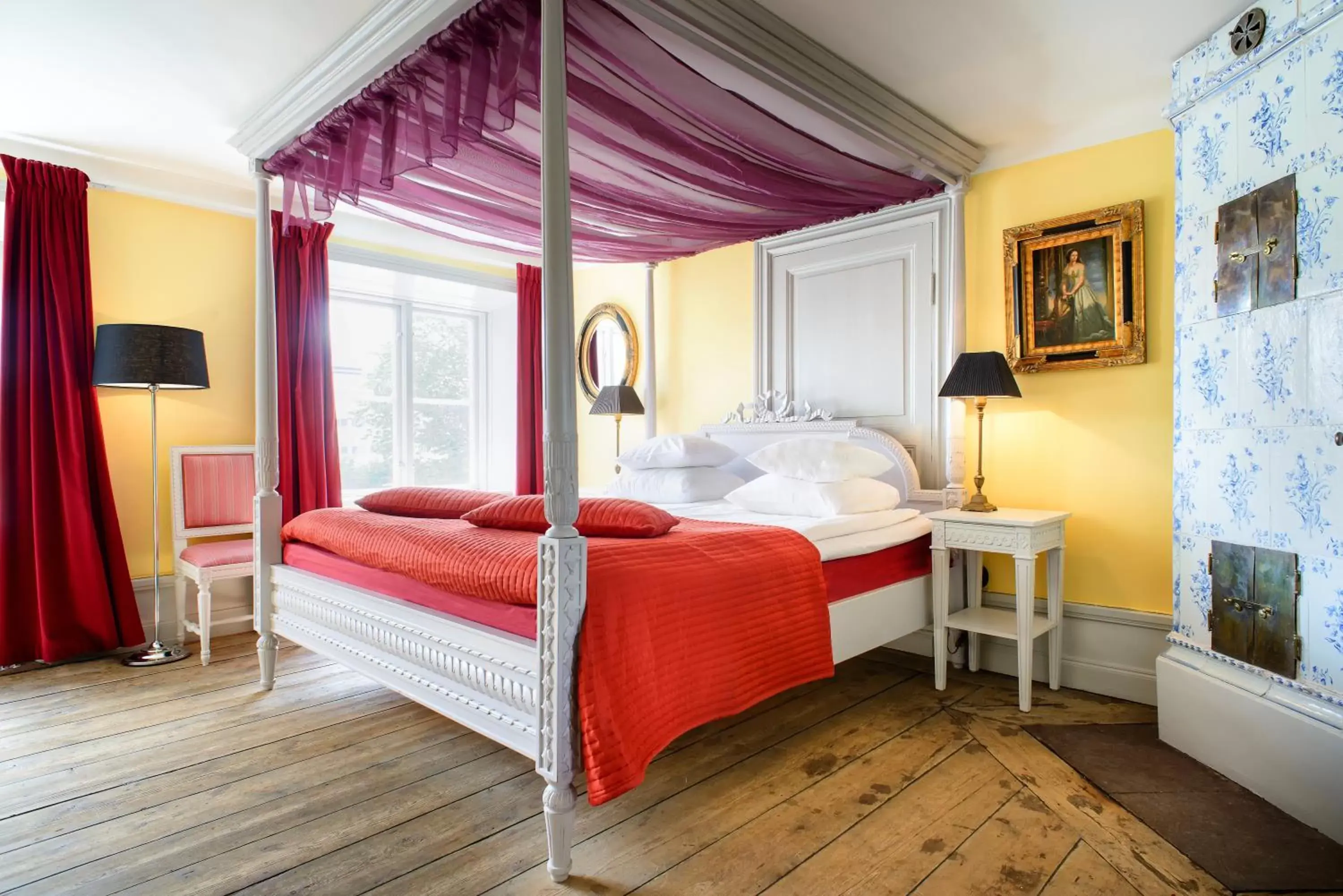 Bedroom, Bed in Hotel Hellstens Malmgård