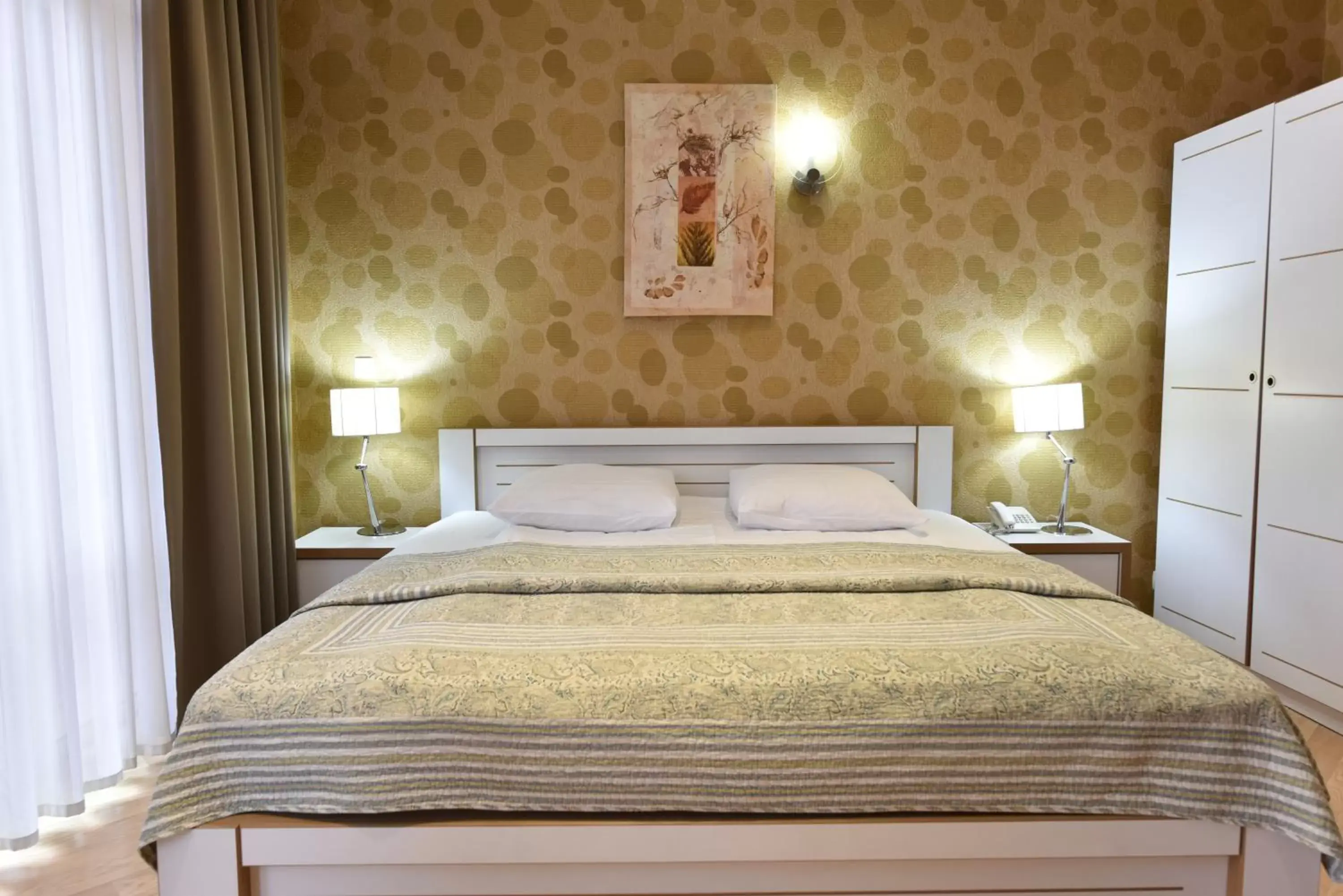 Decorative detail, Bed in Irmeni Hotel