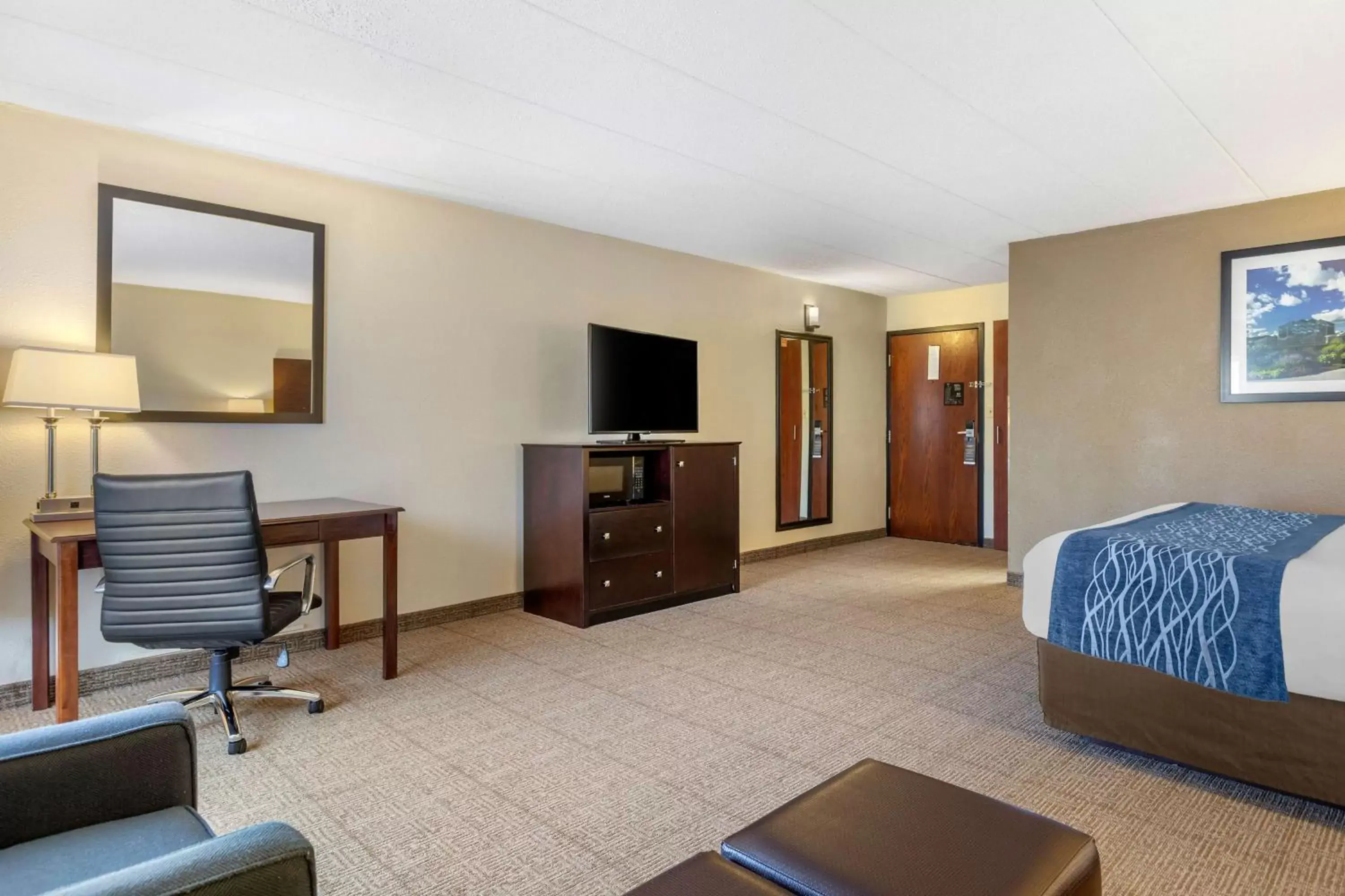 Photo of the whole room, TV/Entertainment Center in Comfort Inn Grand Rapids Airport