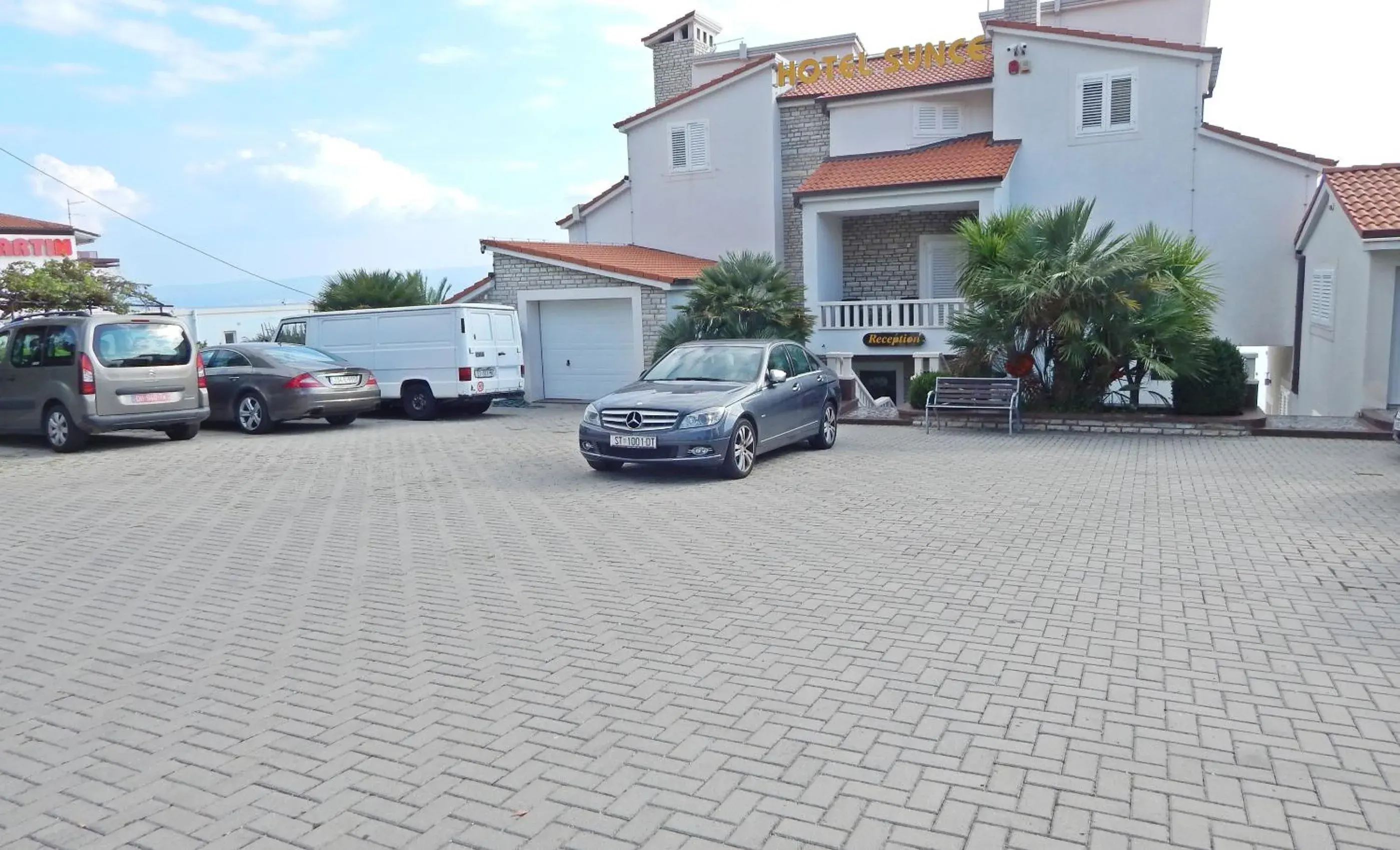 Parking, Property Building in Hotel Sunce