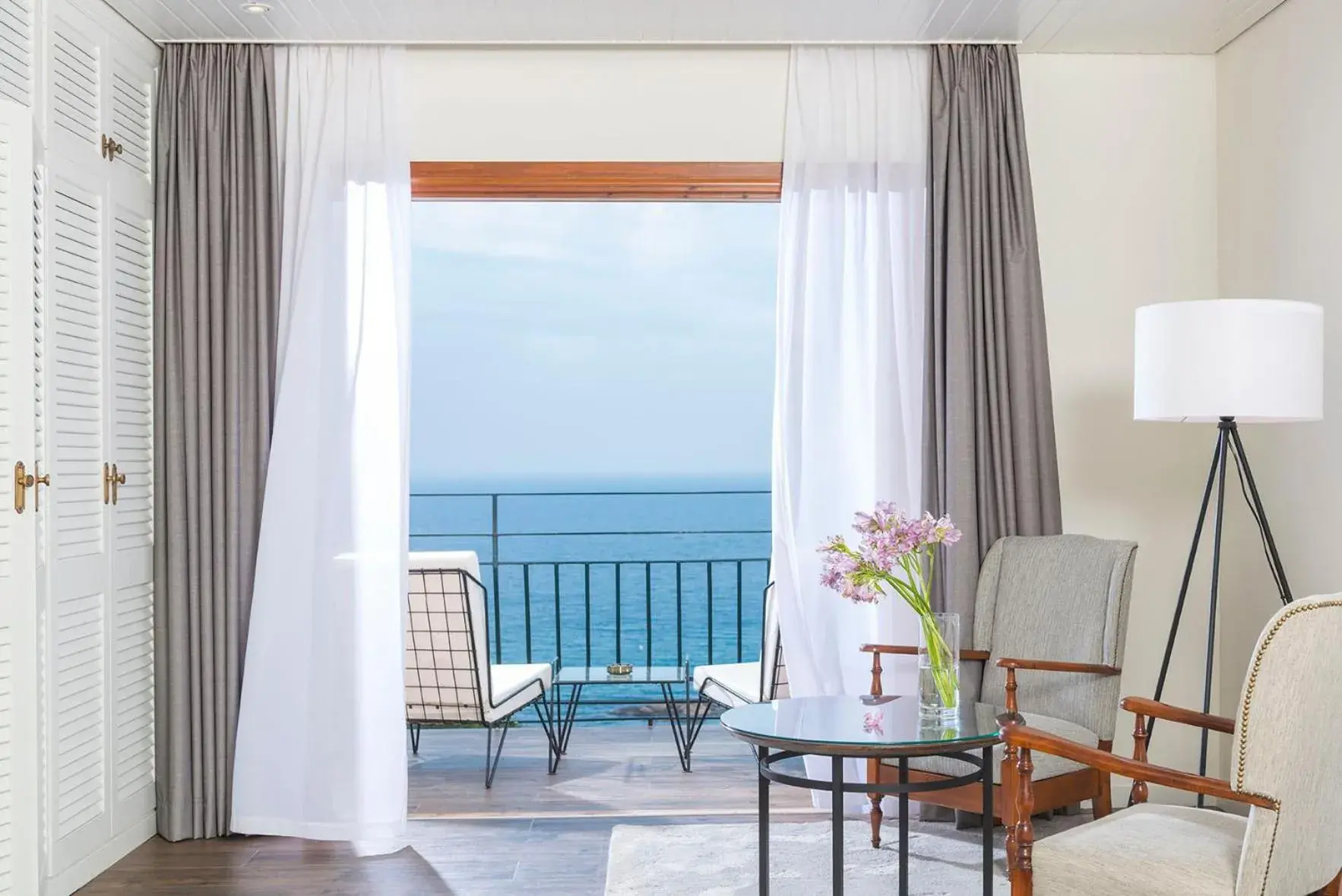Balcony/Terrace, Sea View in Hotel Santa Marta