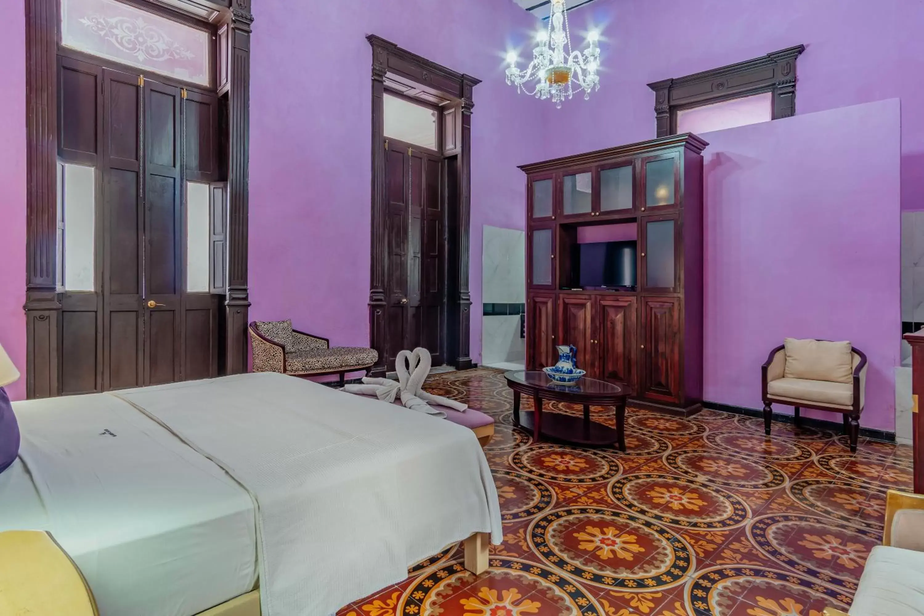 Bed in Hotel Lavanda CAS