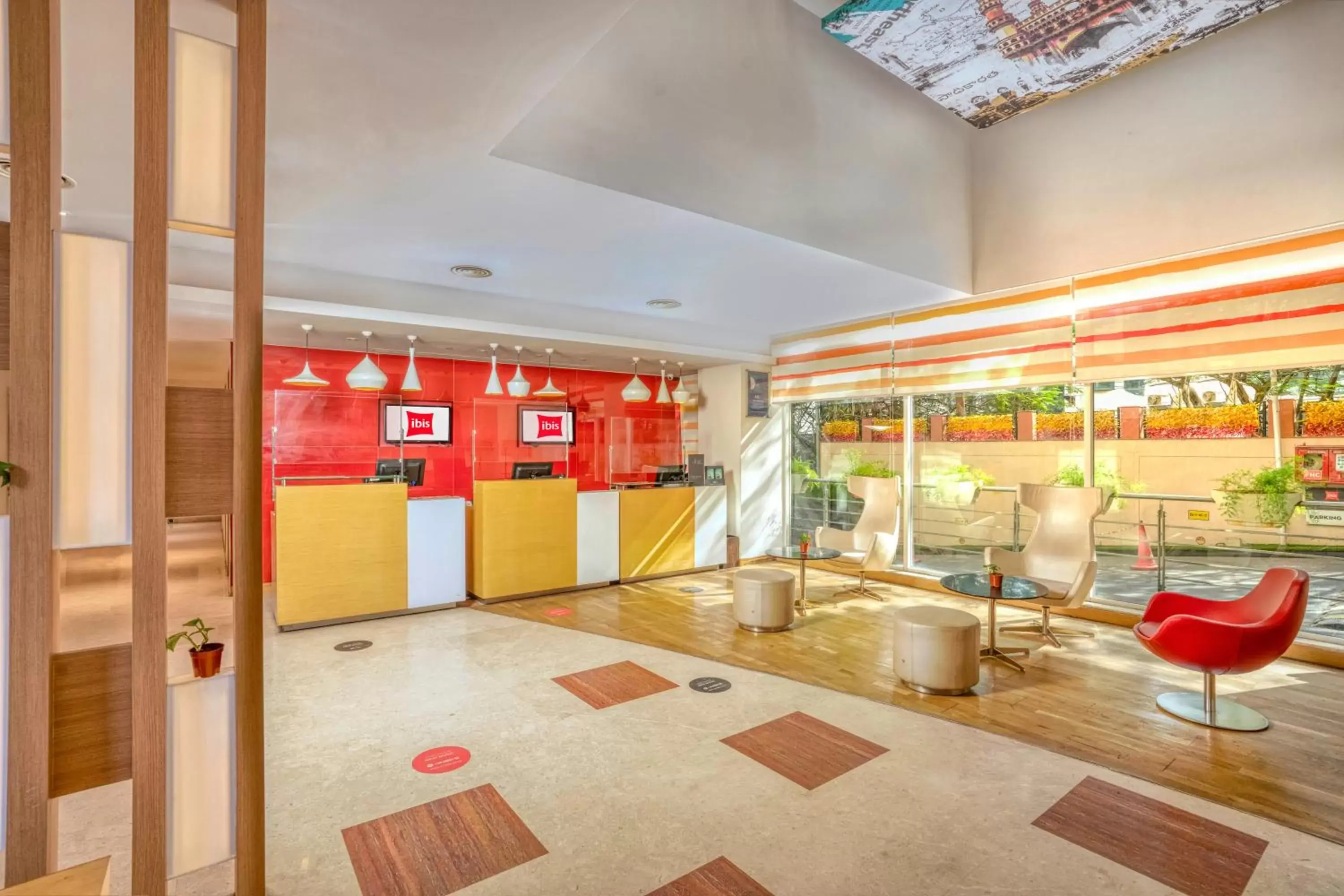 Lobby or reception in ibis Hyderabad Hitec City - An Accor Brand