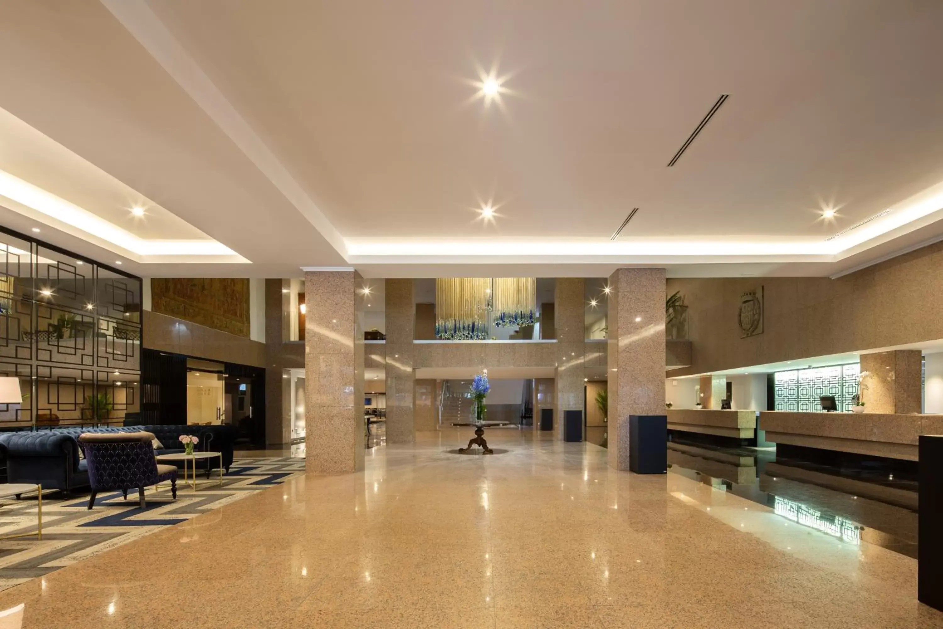 Lobby or reception, Lobby/Reception in Eurostars Gran Hotel Lugo