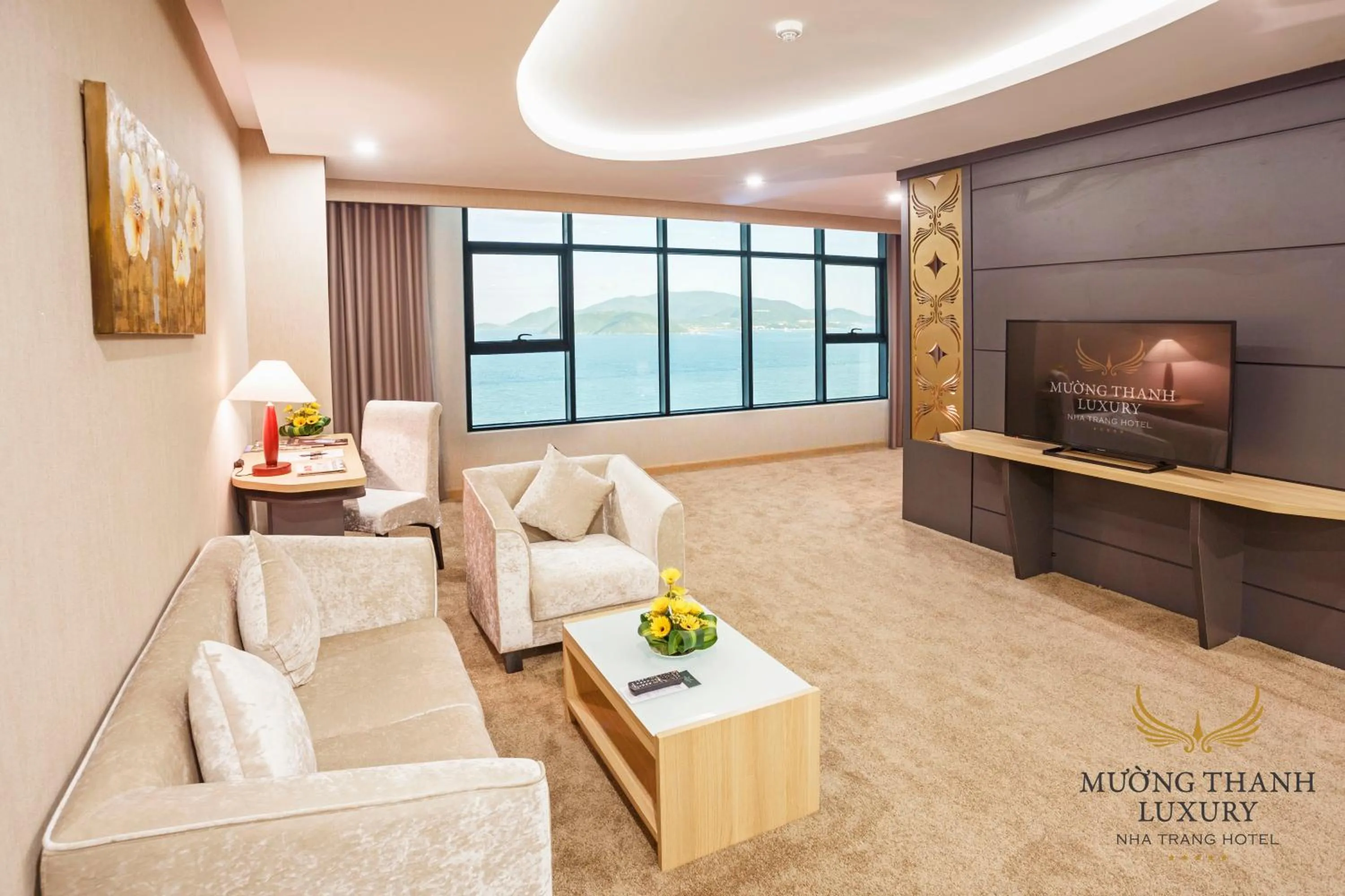 Living room in Muong Thanh Luxury Nha Trang Hotel