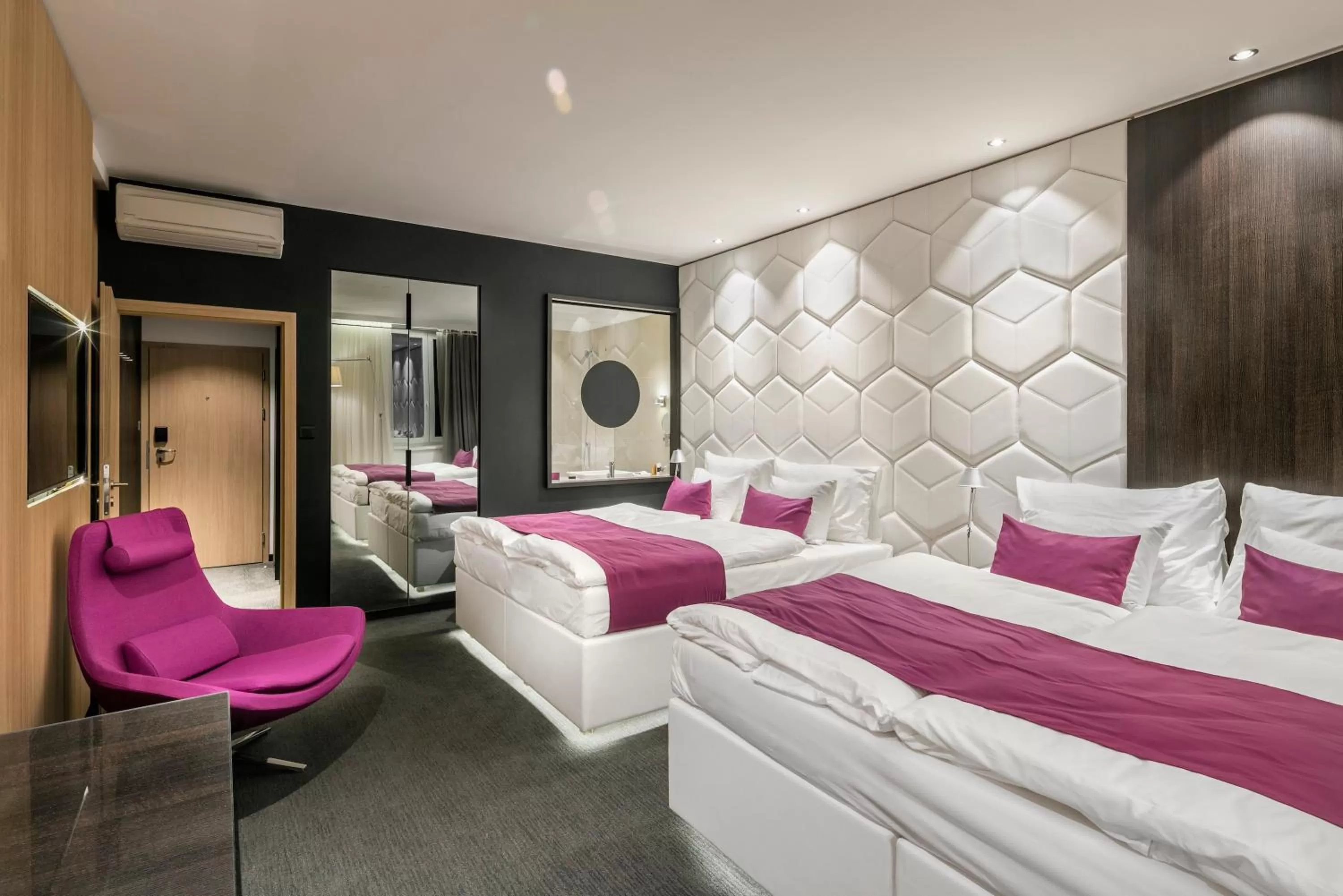 Bed in Pytloun Grand Hotel Imperial