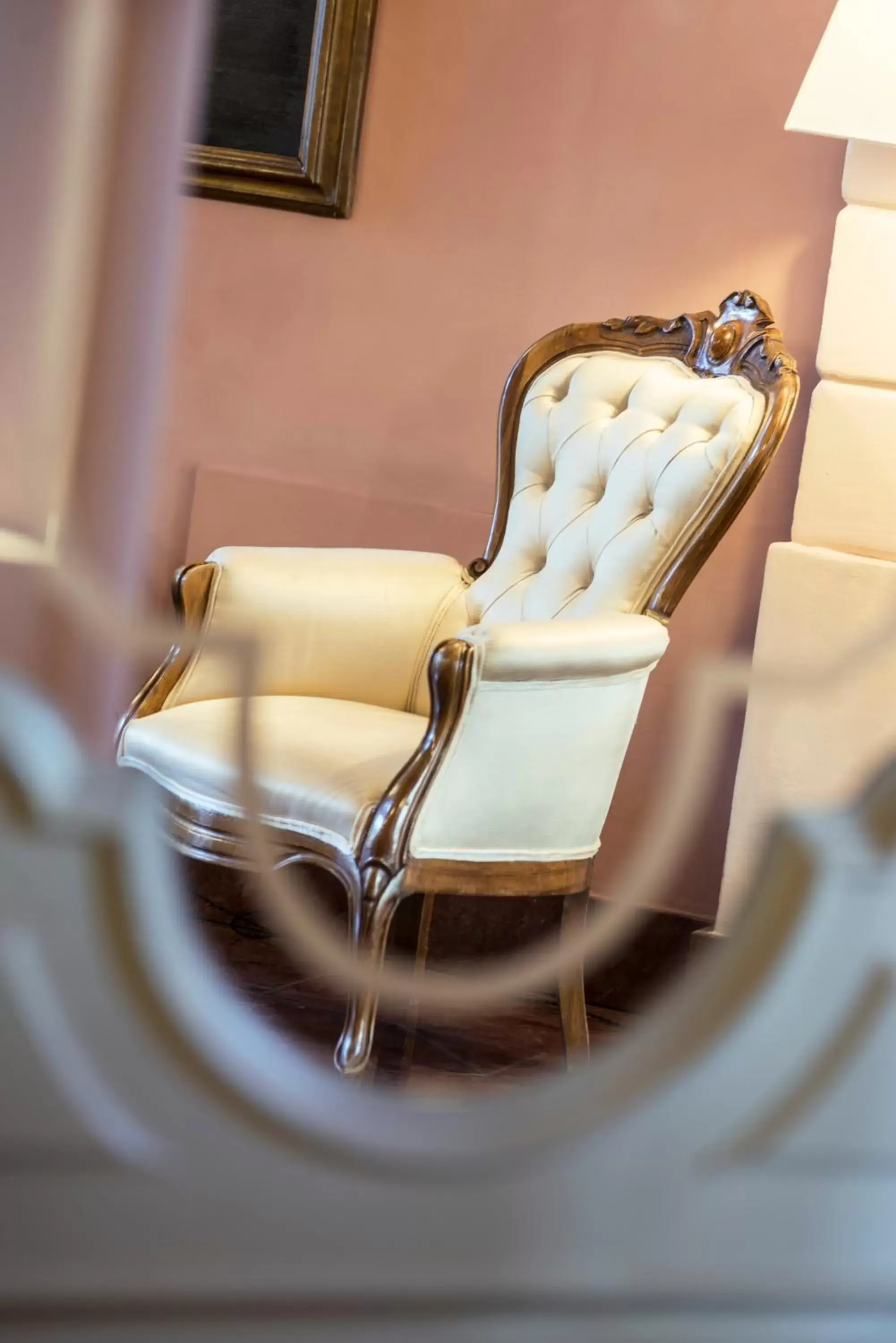 Decorative detail, Seating Area in Grand Hotel Della Posta