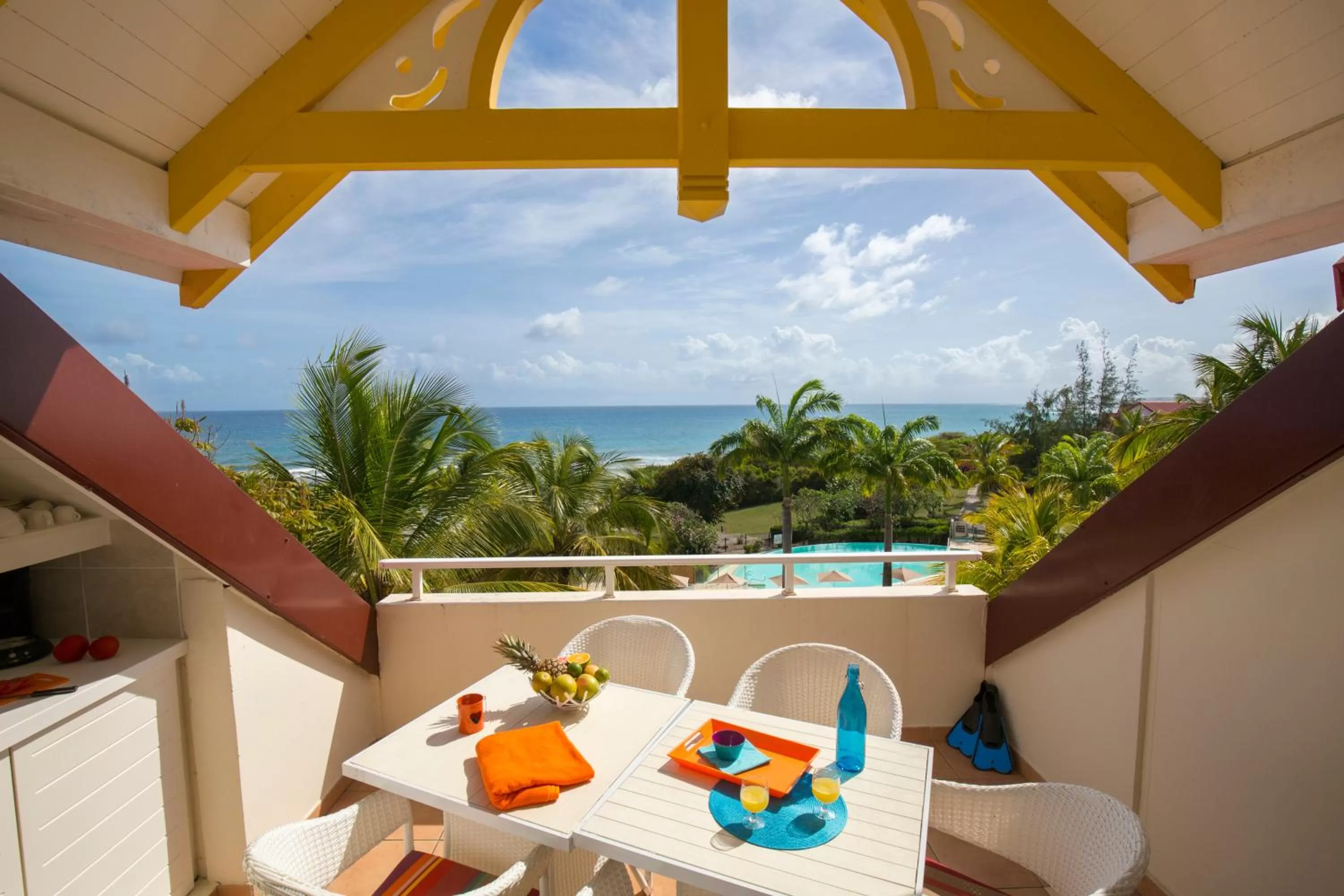 Two-Bedroom Apartment (6 People) -  Sea View in Résidence Pierre & Vacances Premium Les Tamarins