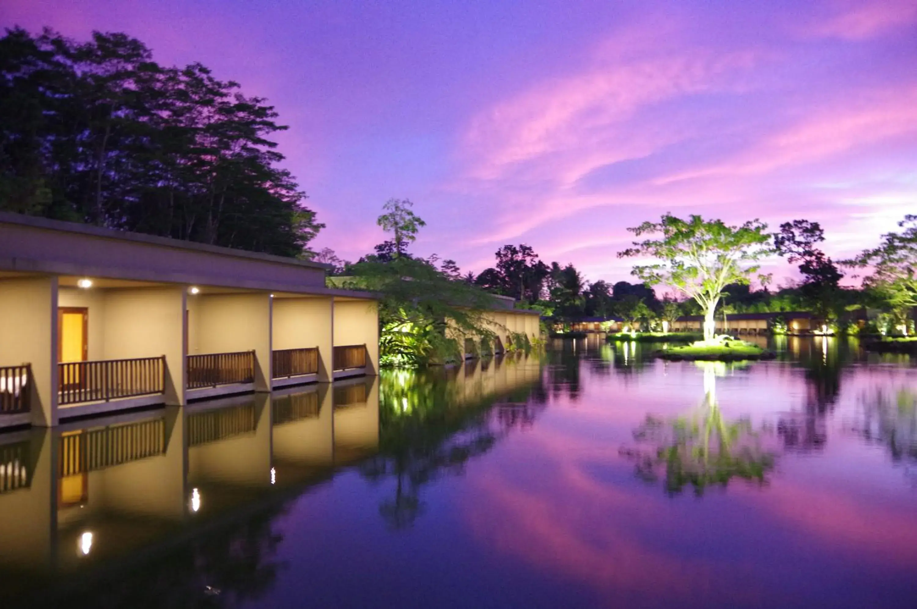 Garden, Swimming Pool in The Westlake Resort Yogya