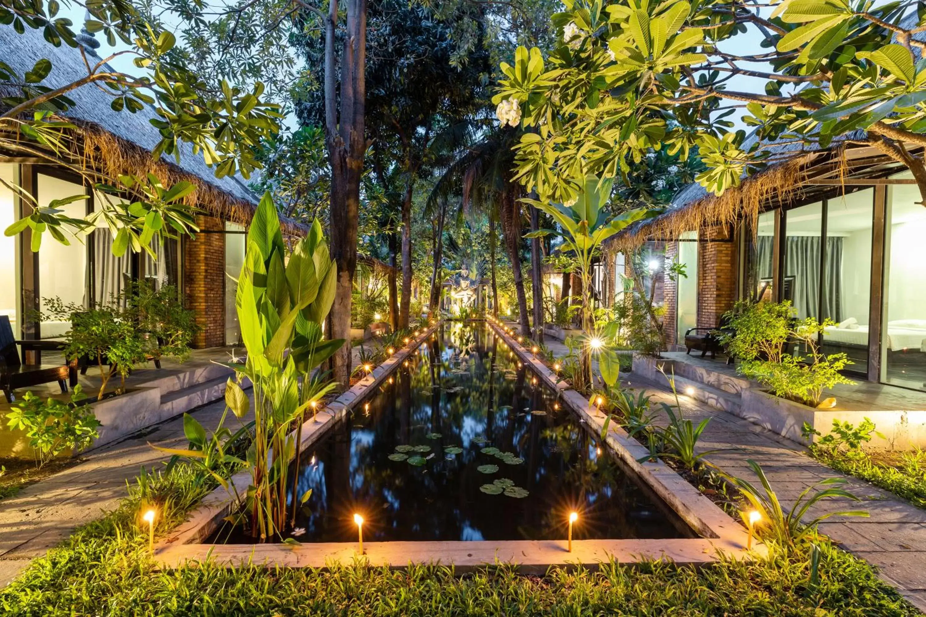 Garden view in Maison Gen Angkor