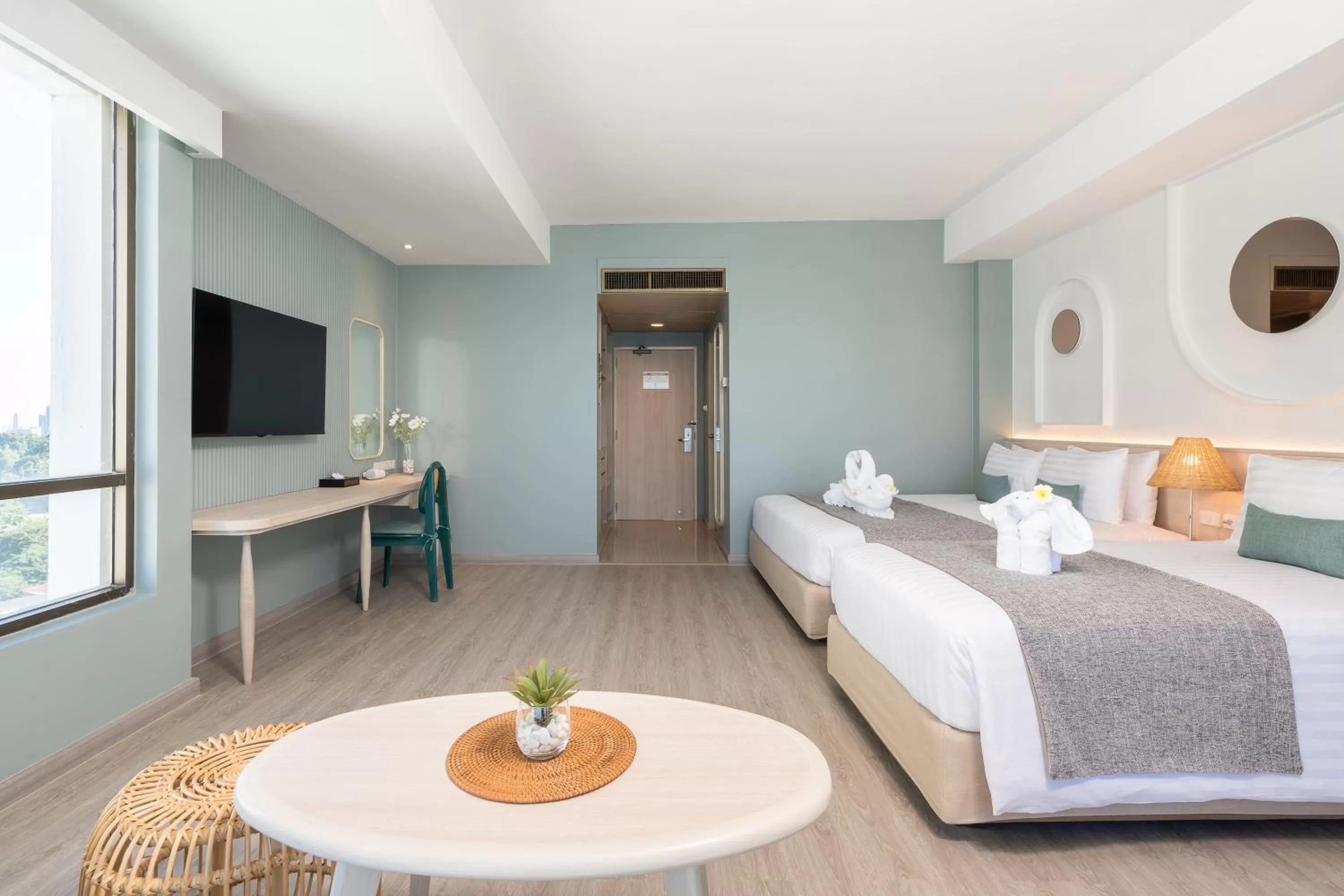 Bed in Cosy Beach Hotel - SHA Extra Plus