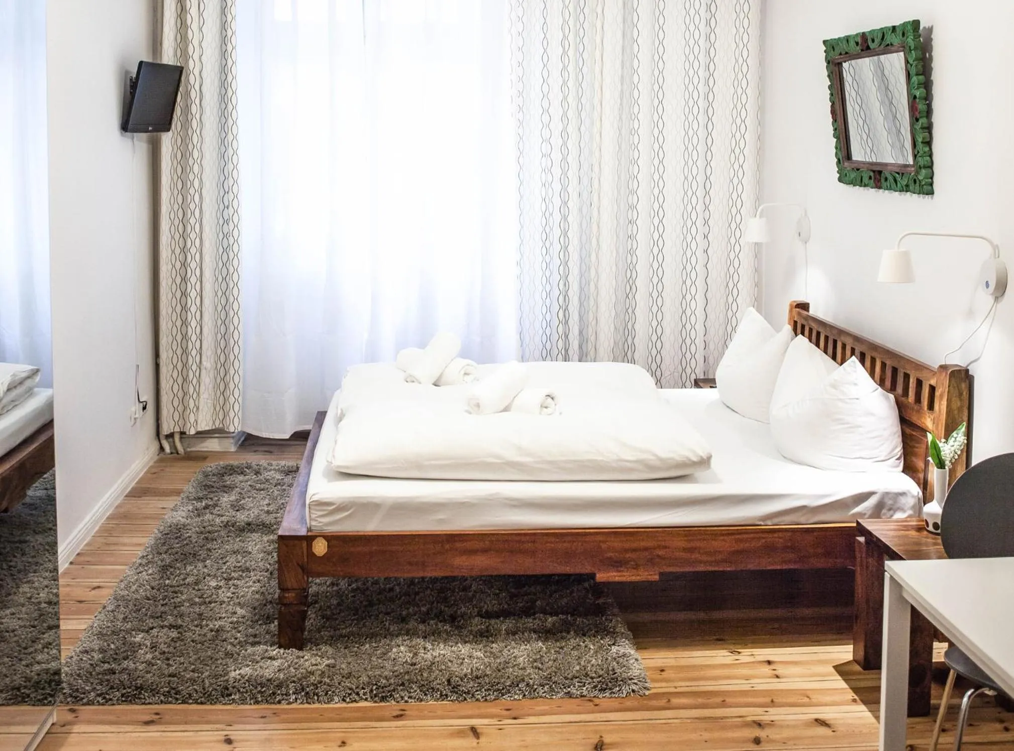 Bed in Pension Absolut Berlin