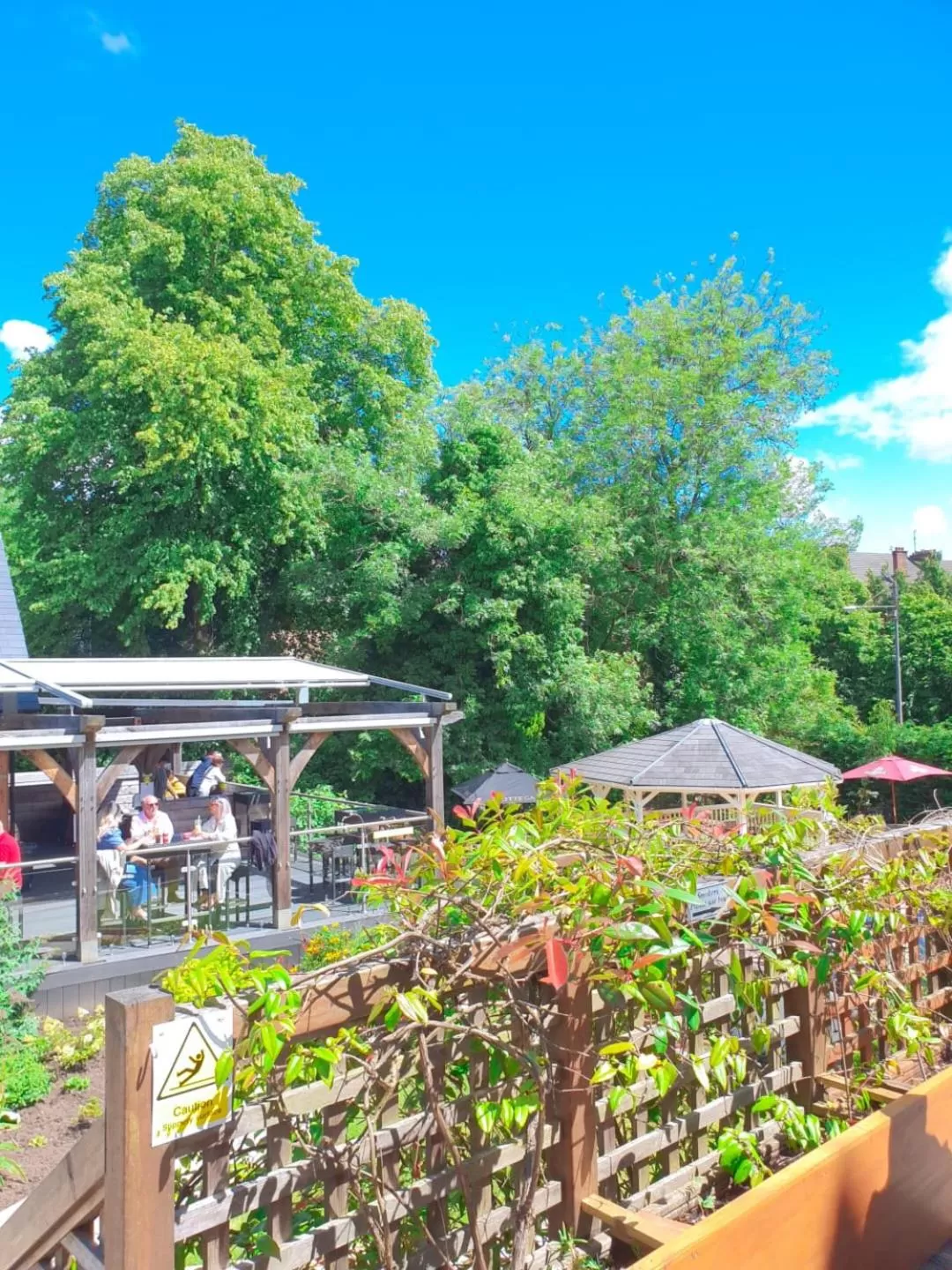 Patio in Number 10 Hotel