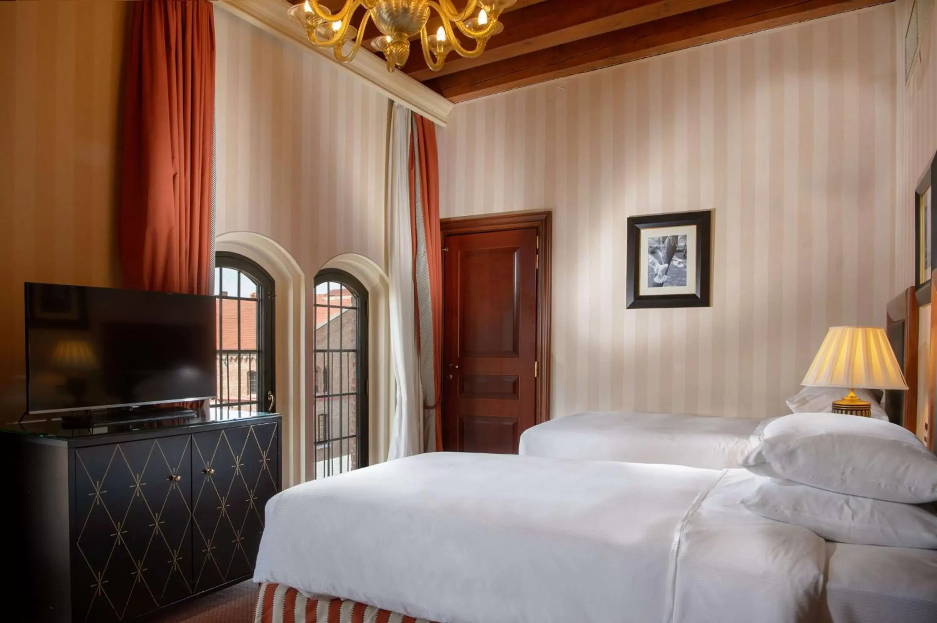 Bed in Hilton Molino Stucky Venice