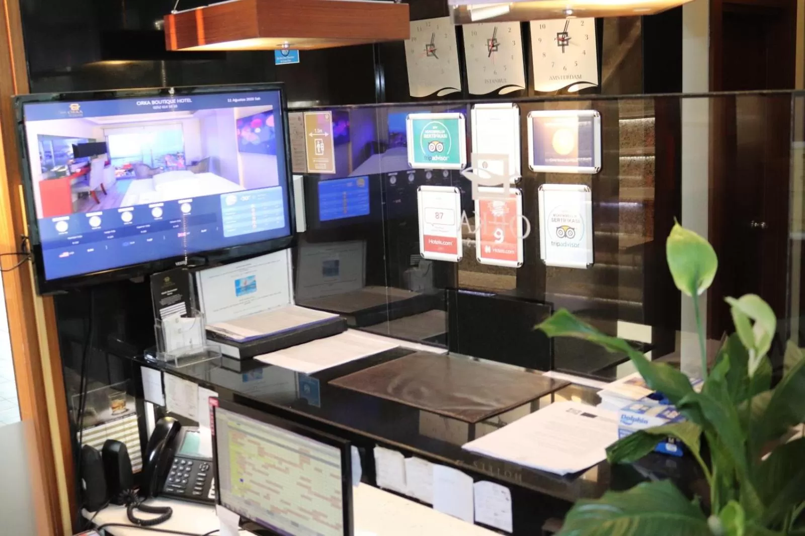 Lobby or reception in Orka Boutique Hotel