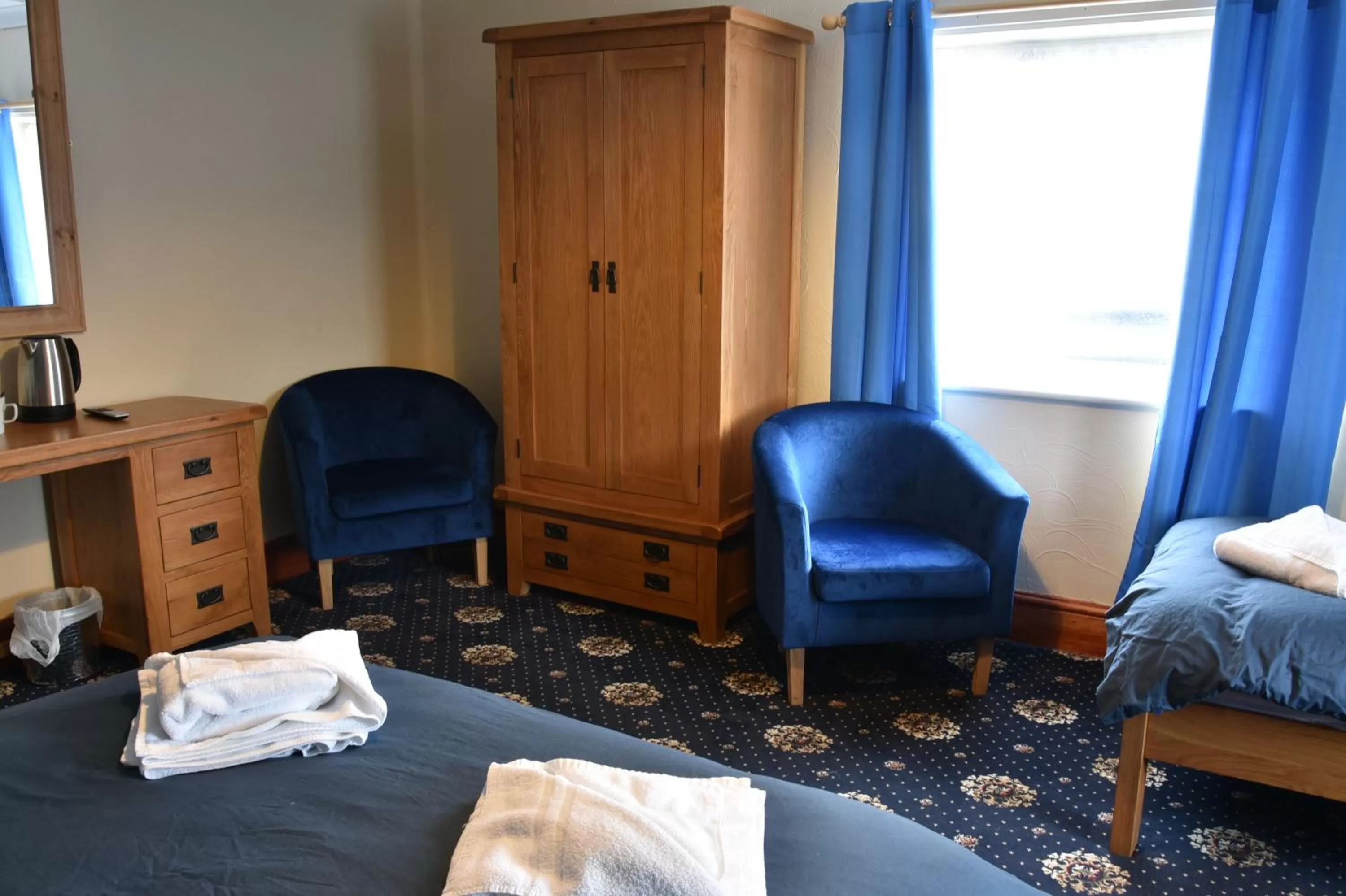 Bed in Dinorben Arms Hotel