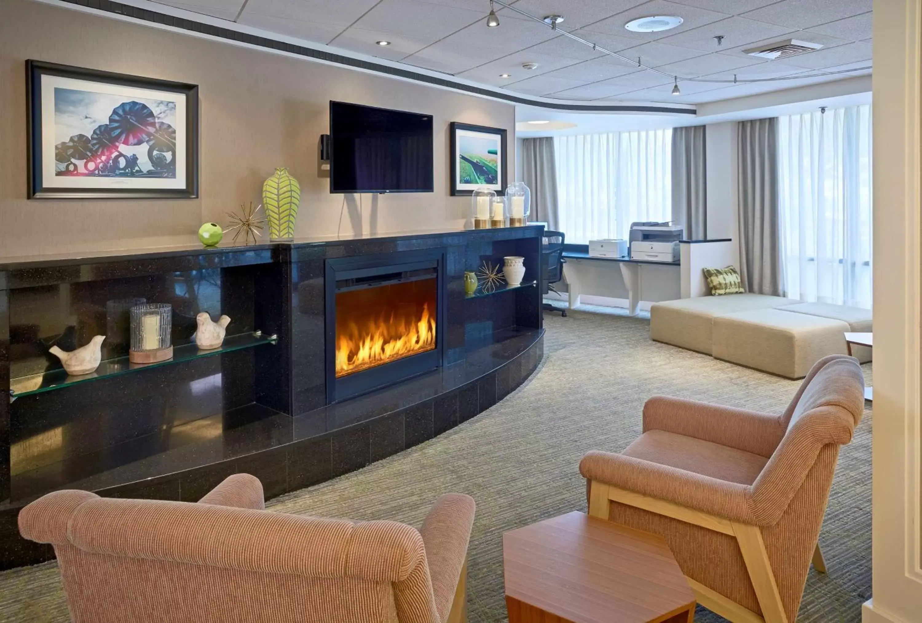 Lobby or reception, Lobby/Reception in Hampton Inn Lancaster