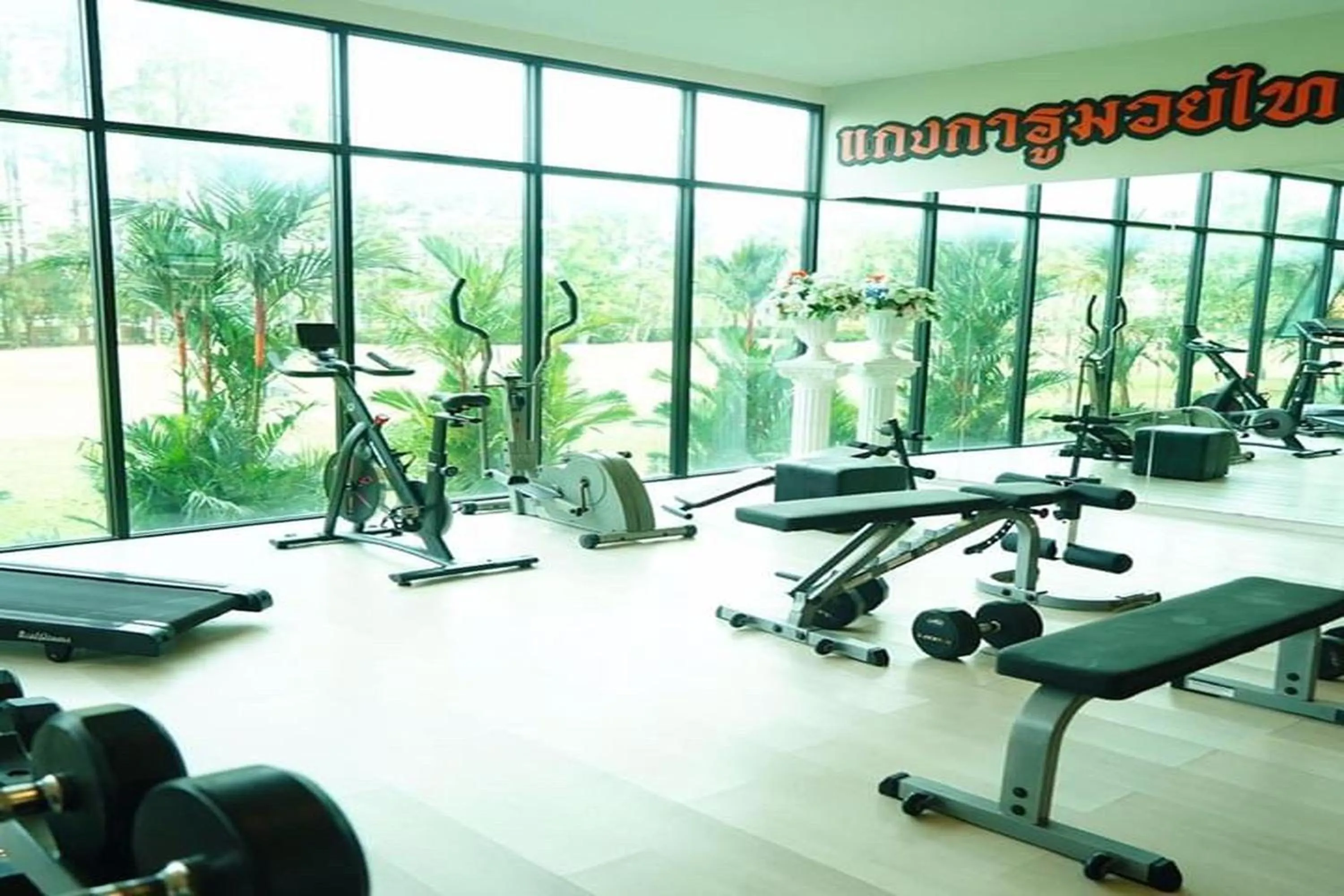 Fitness centre/facilities in The Par Phuket SHA Plus
