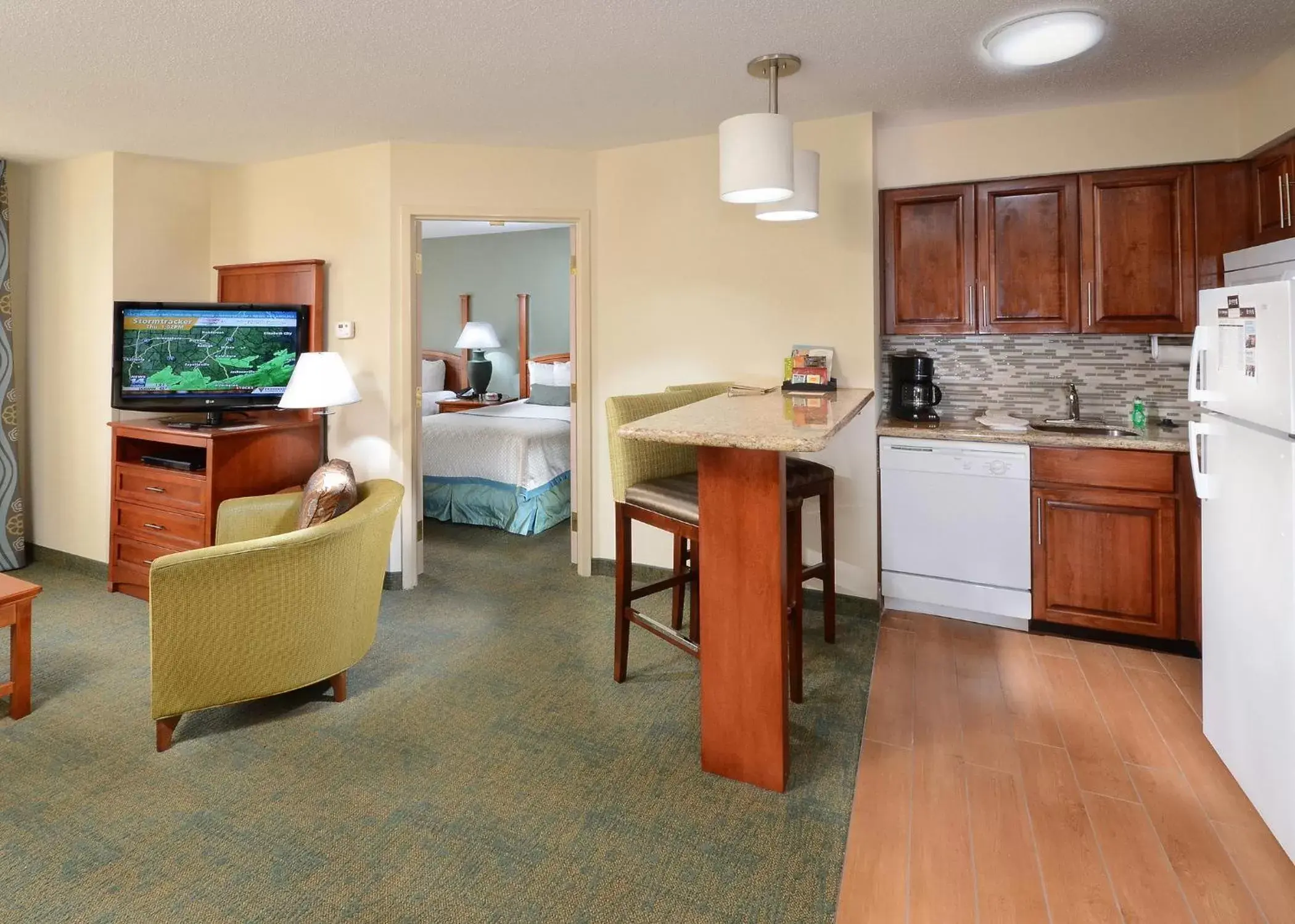 Kitchen or kitchenette, Kitchen/Kitchenette in Staybridge Suites Raleigh-Durham Airport-Morrisville, an IHG Hotel