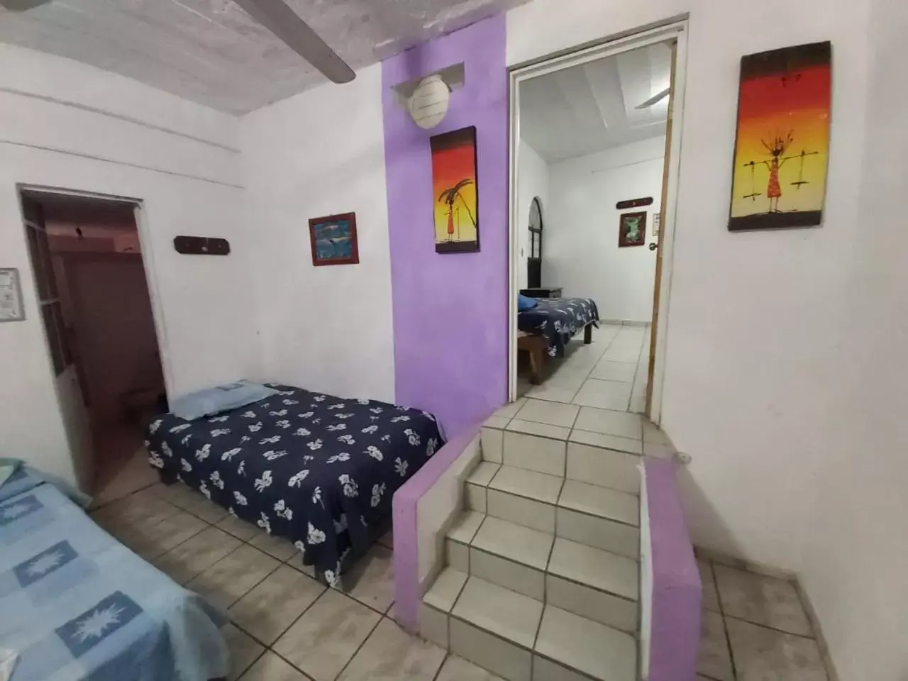 Bed in Hotel Ayalamar Manzanillo