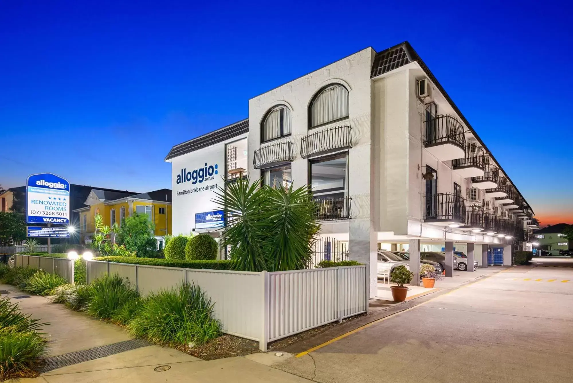 Property Building in Alloggio Hamilton Brisbane Airport