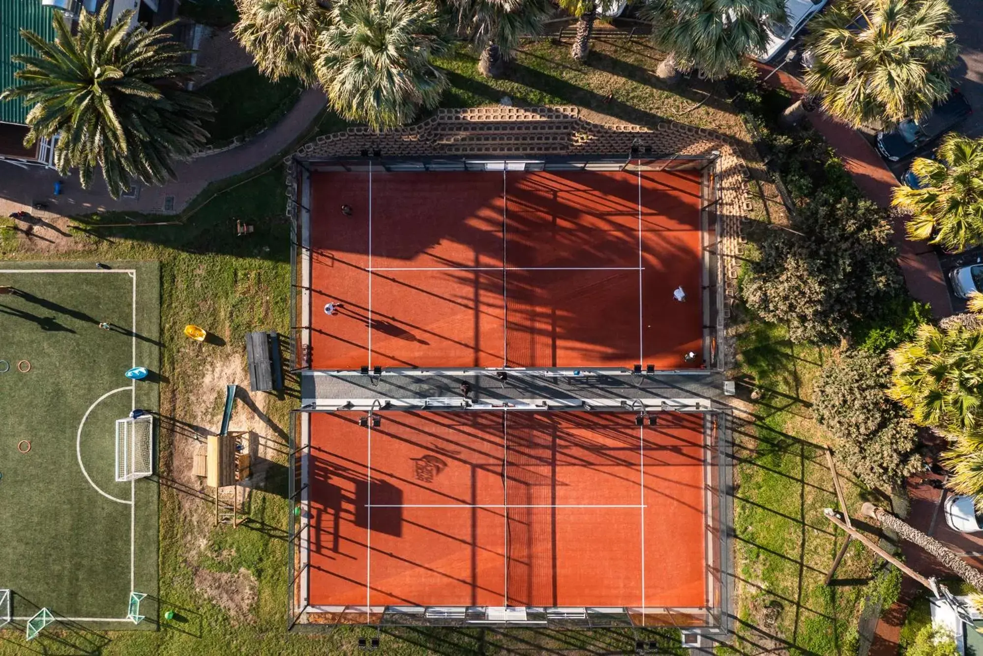 Tennis court in The Bay Hotel