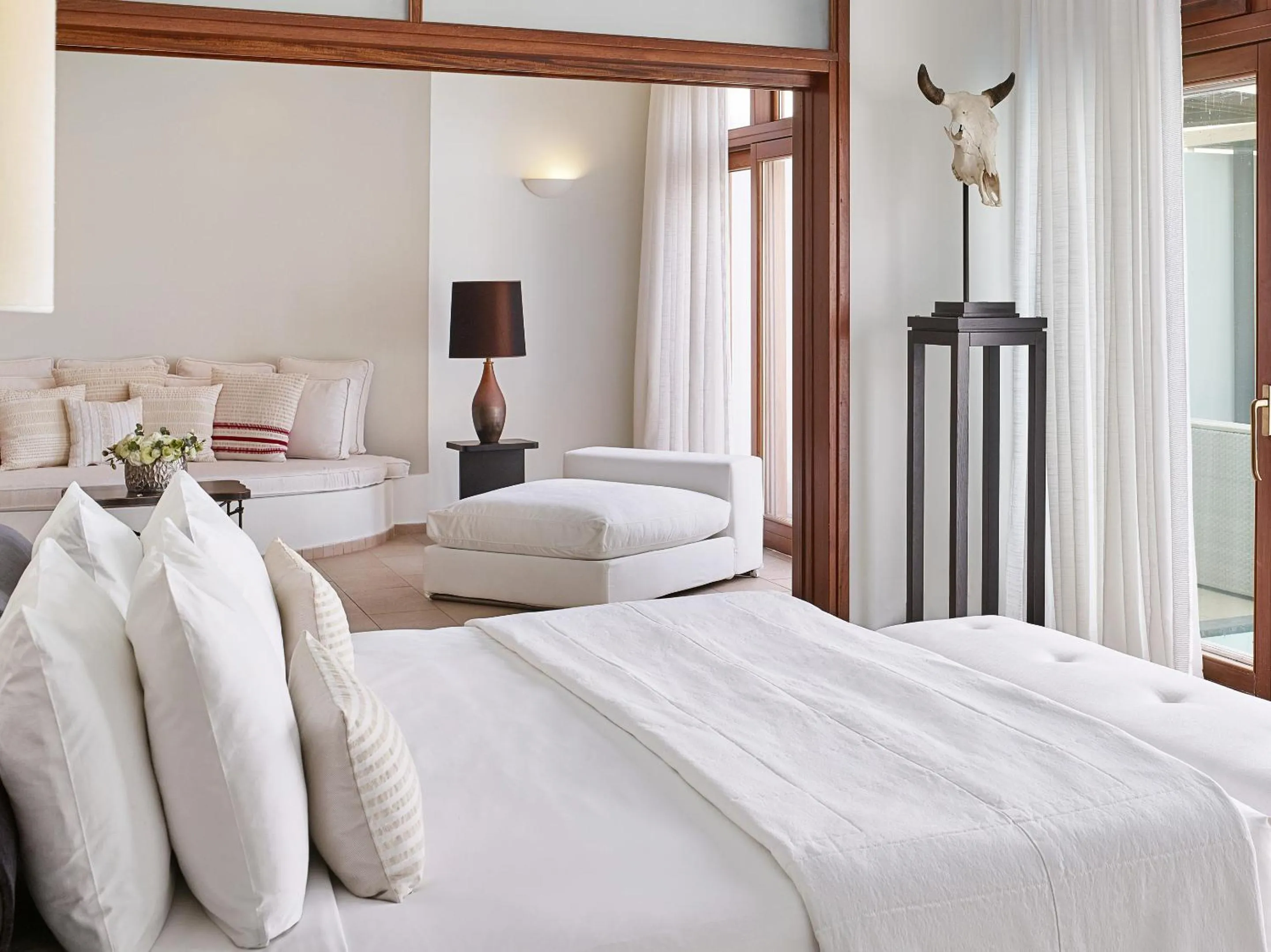Bed in Amirandes, A Grecotel Resort to Live
