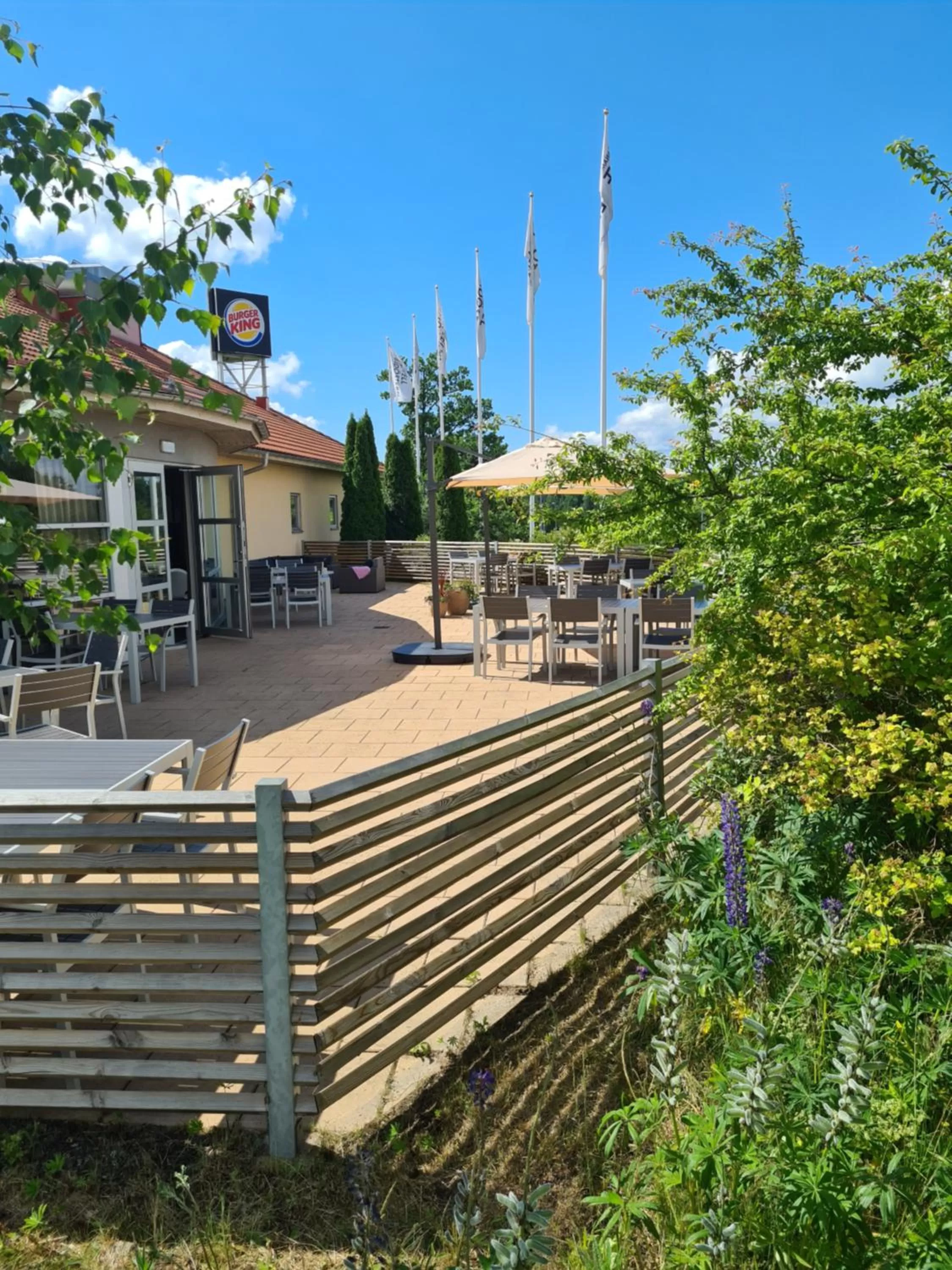 Patio in Best Western Hotel Vidöstern