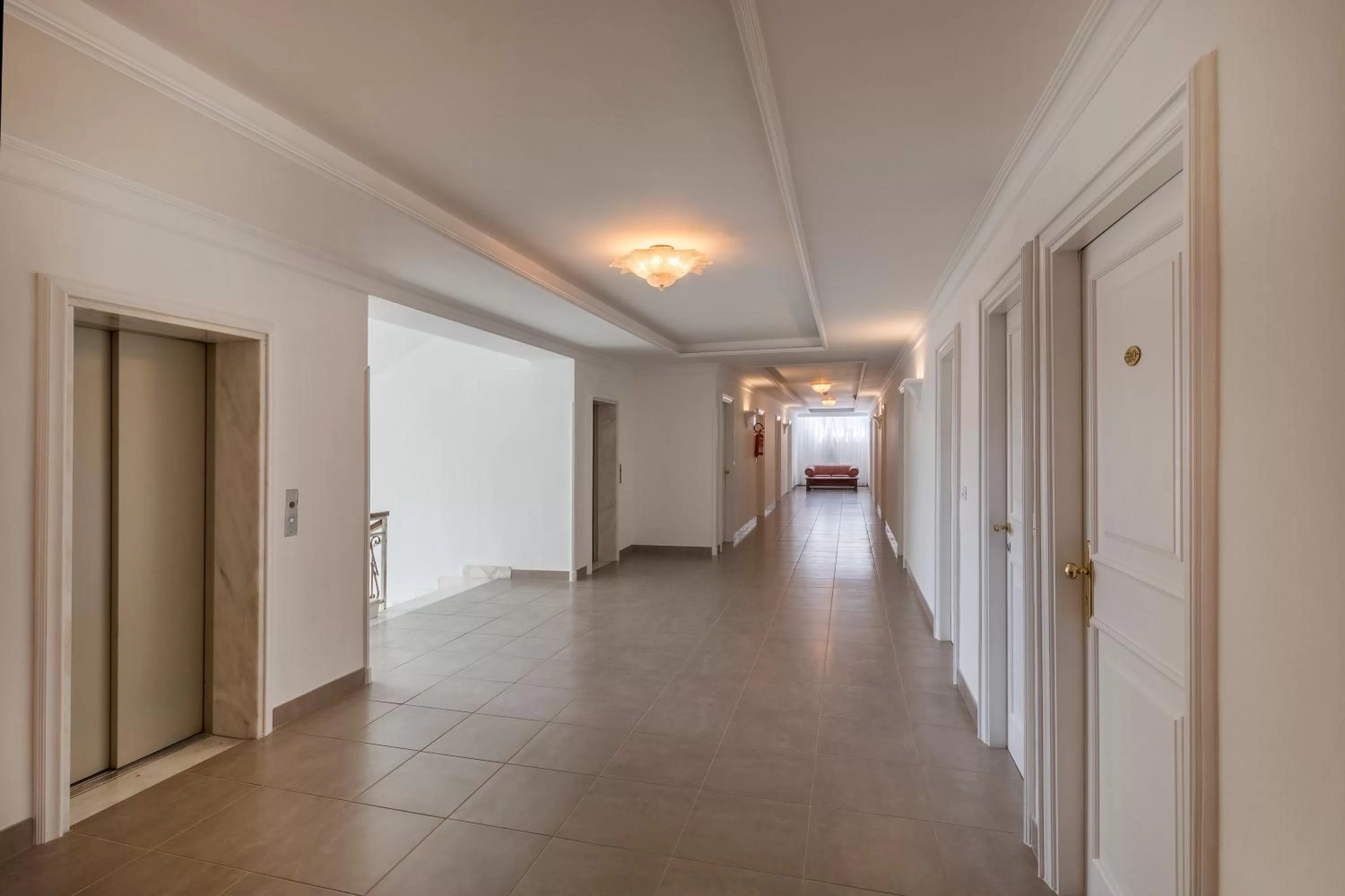 elevator in Hotel Delle Palme