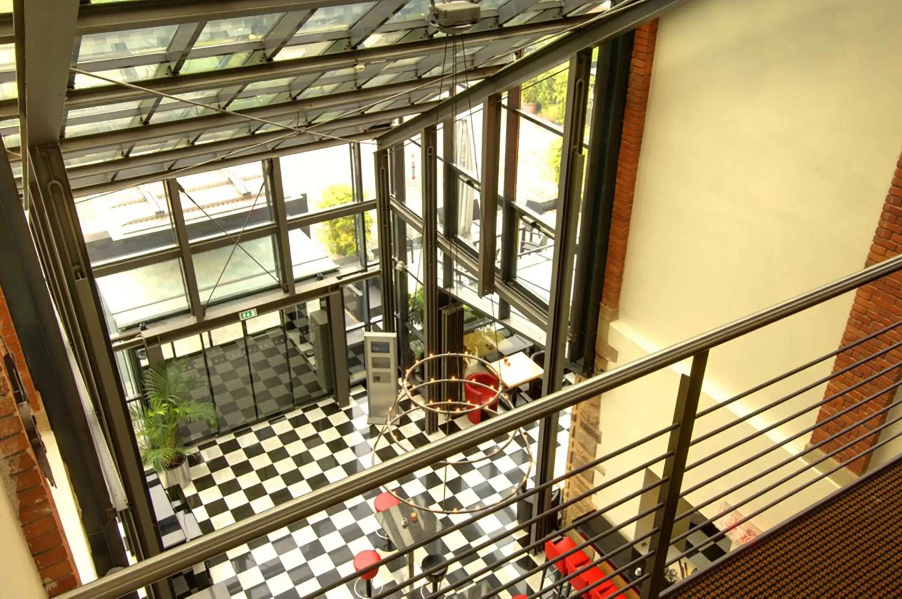 Lobby or reception, Balcony/Terrace in nestor Hotel Stuttgart-Ludwigsburg