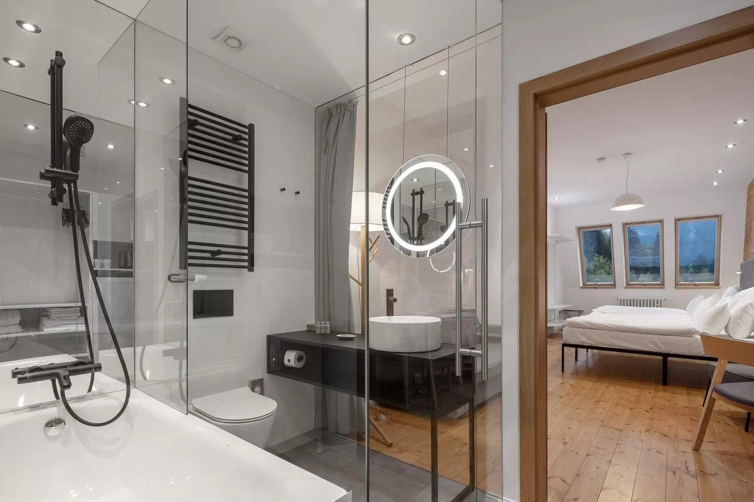 Photo of the whole room, Bed in Pytloun Wellness Hotel Harrachov