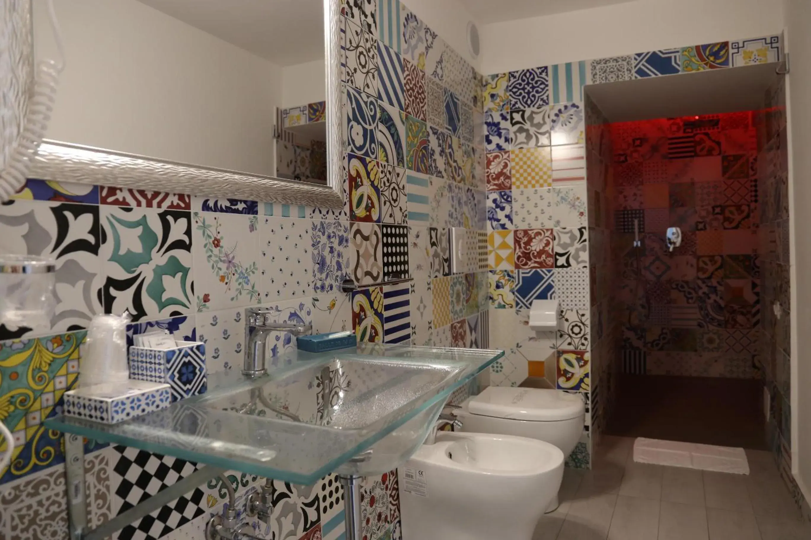 Shower, Bathroom in Albergo Del Centro Storico