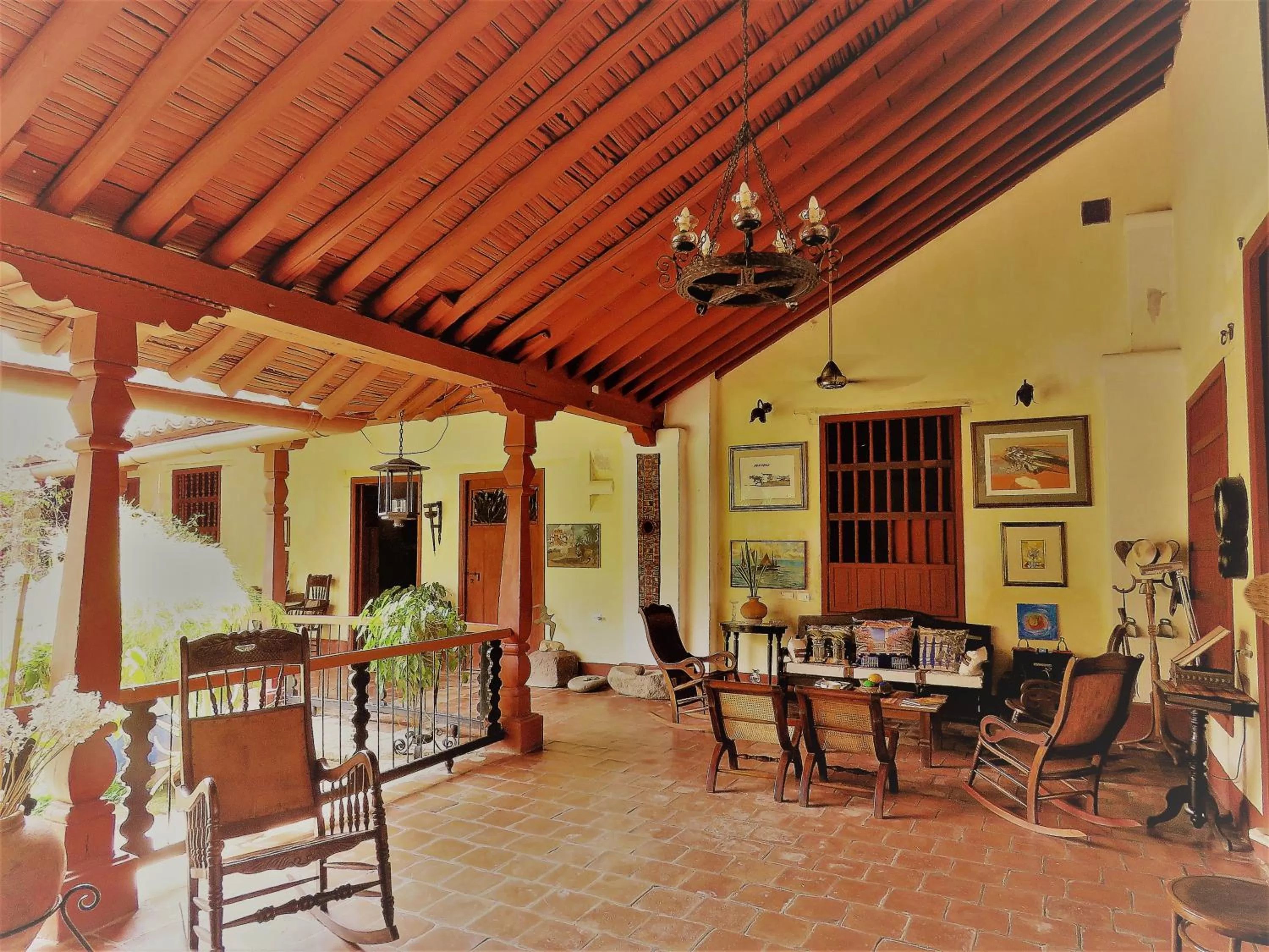 Seating area in CASA SINNING-año1637