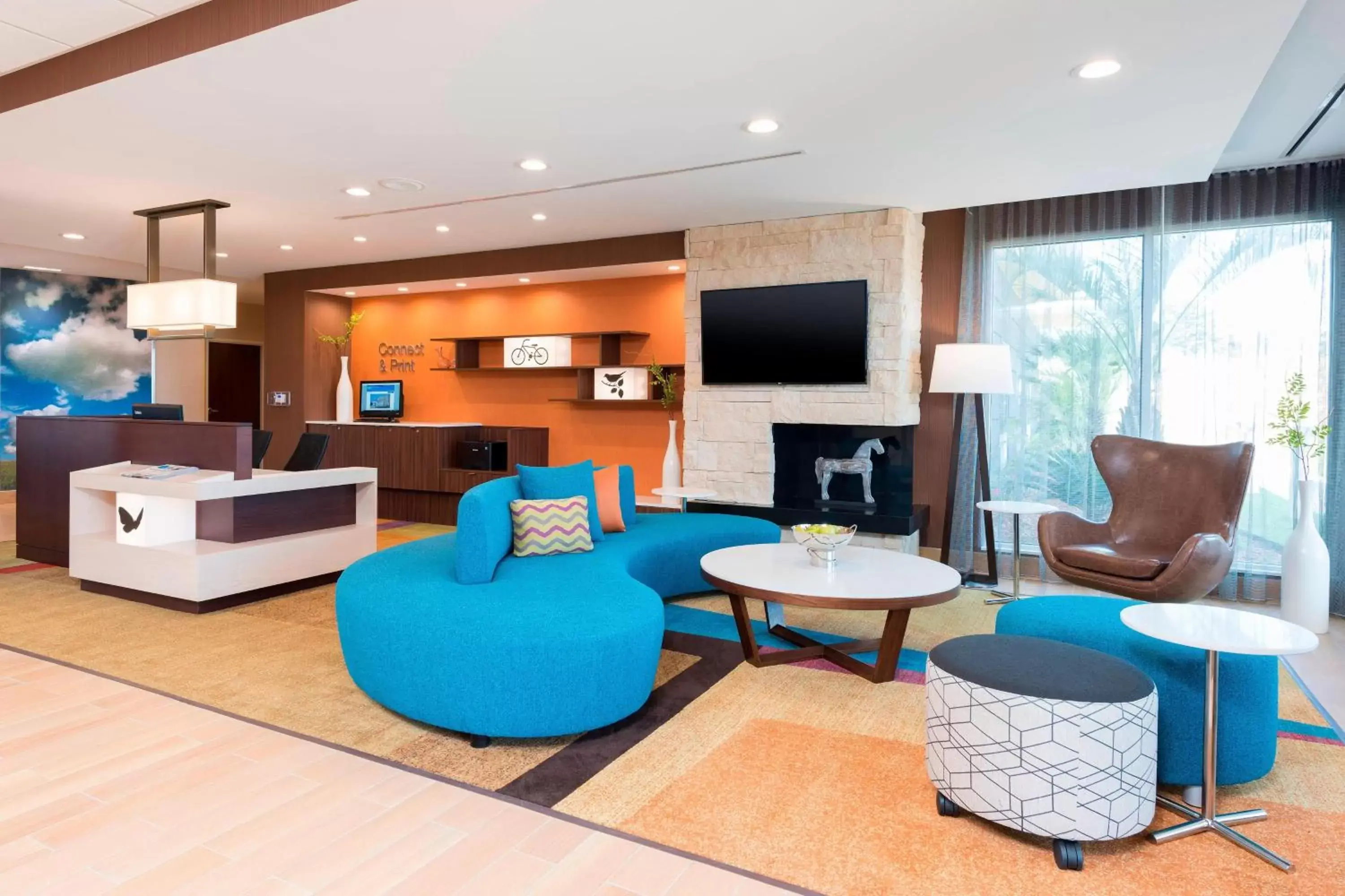 Lobby or reception, Seating Area in Fairfield Inn & Suites by Marriott West Monroe