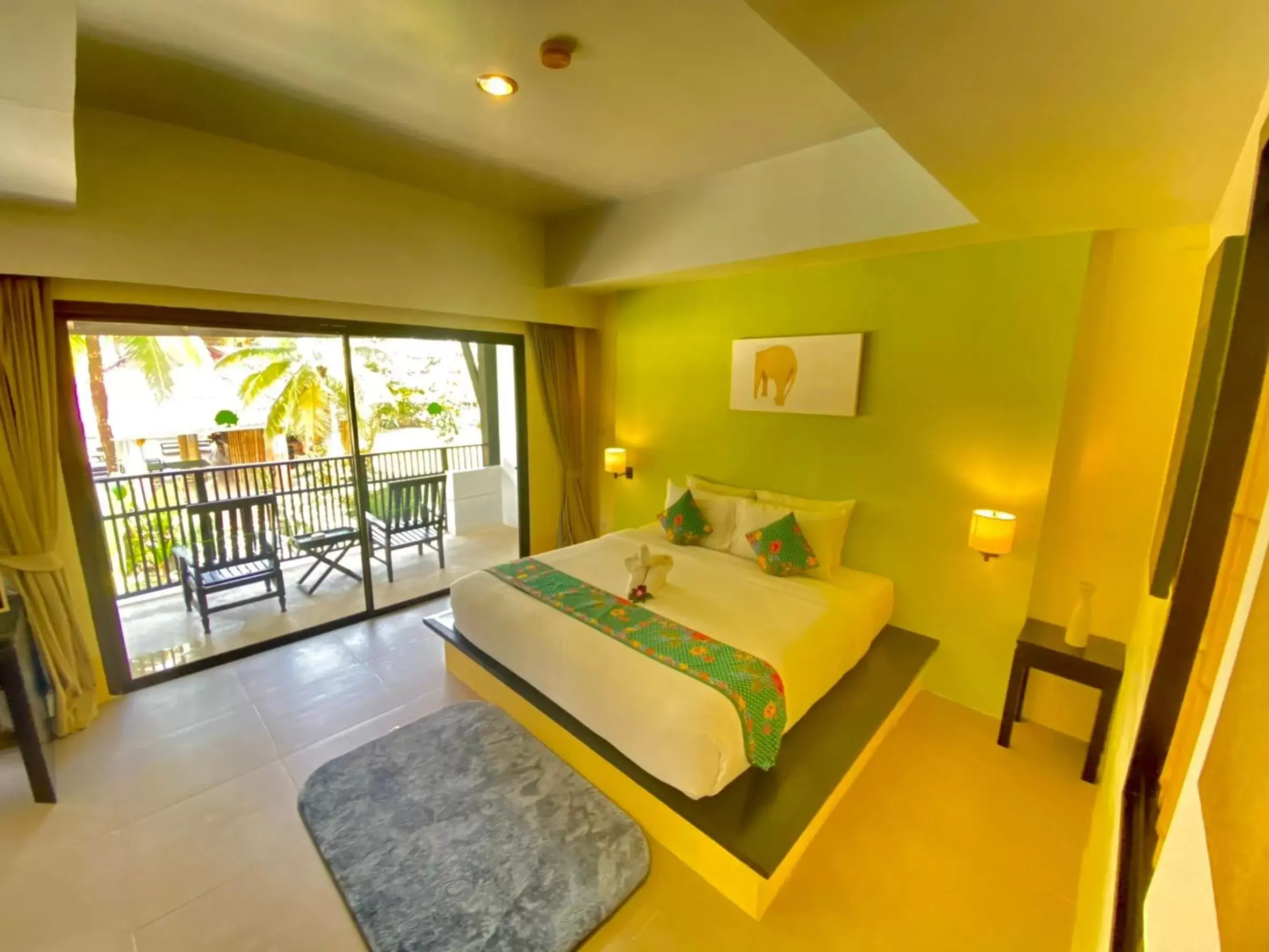 Bedroom, Bed in Palm Galleria Resort-SHA Extra Plus