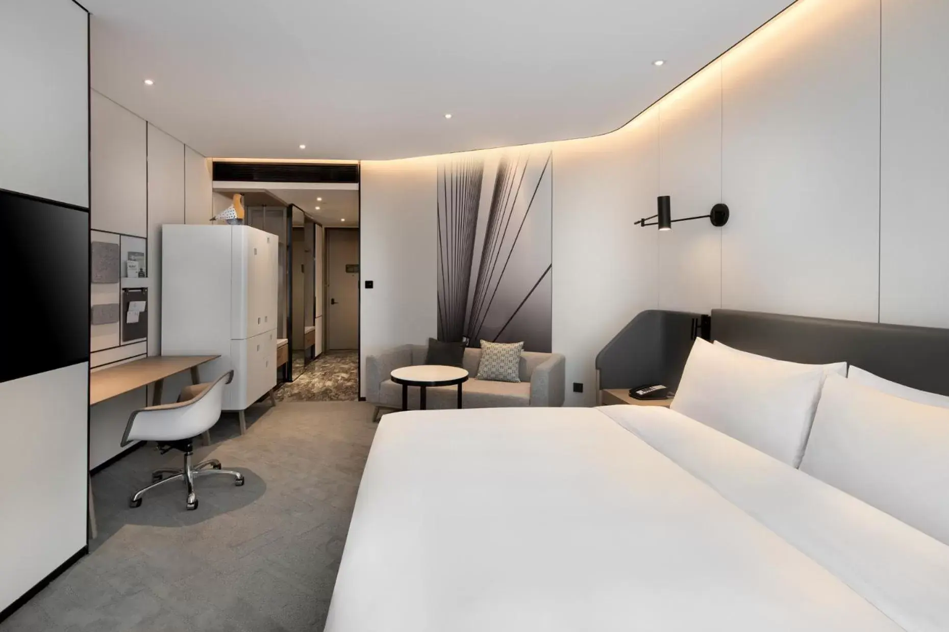 Bed in Crowne Plaza Quanzhou Riverview by IHG Bed in Crowne Plaza Quanzhou Riverview by IHG