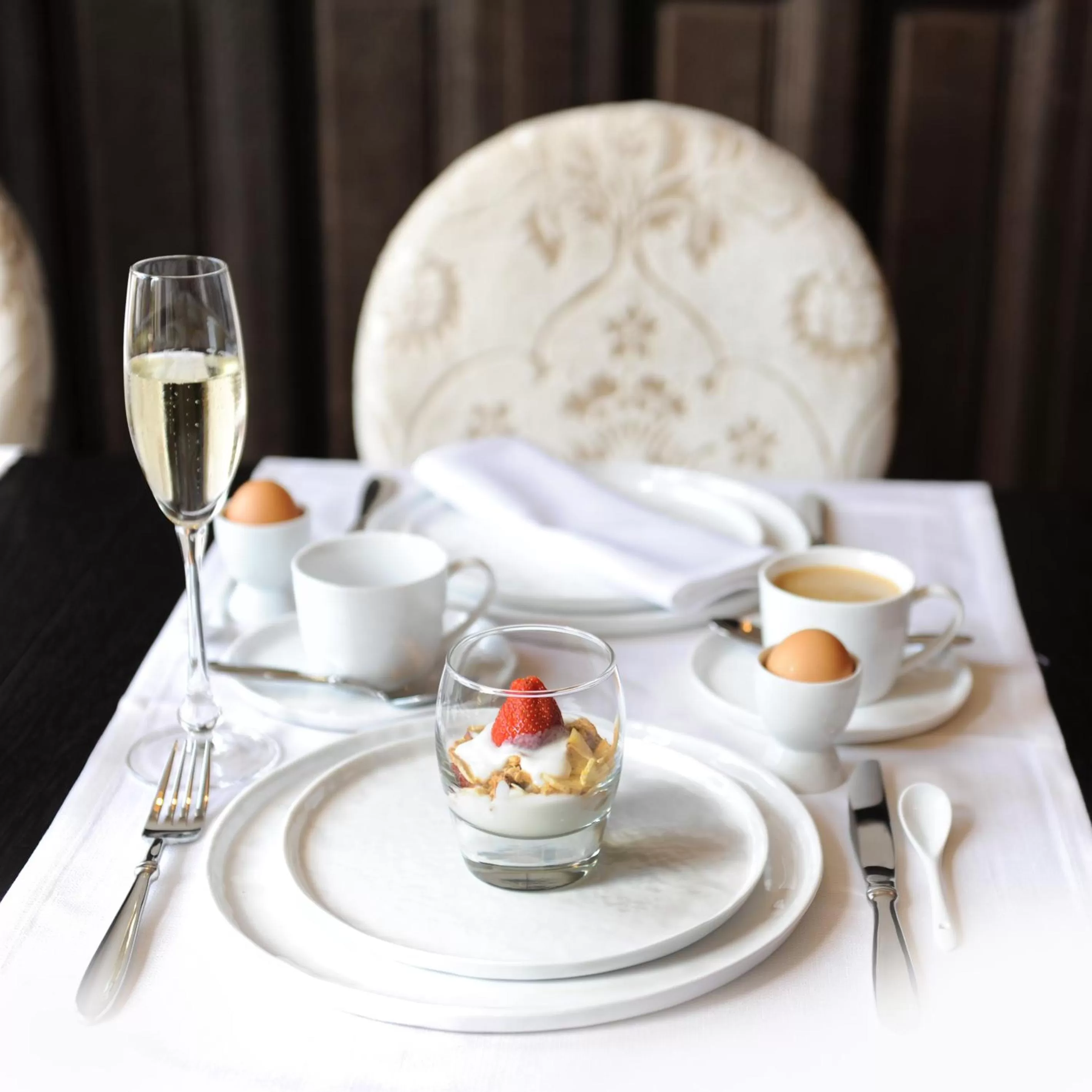 Food in Charmehotel Villa Saporis