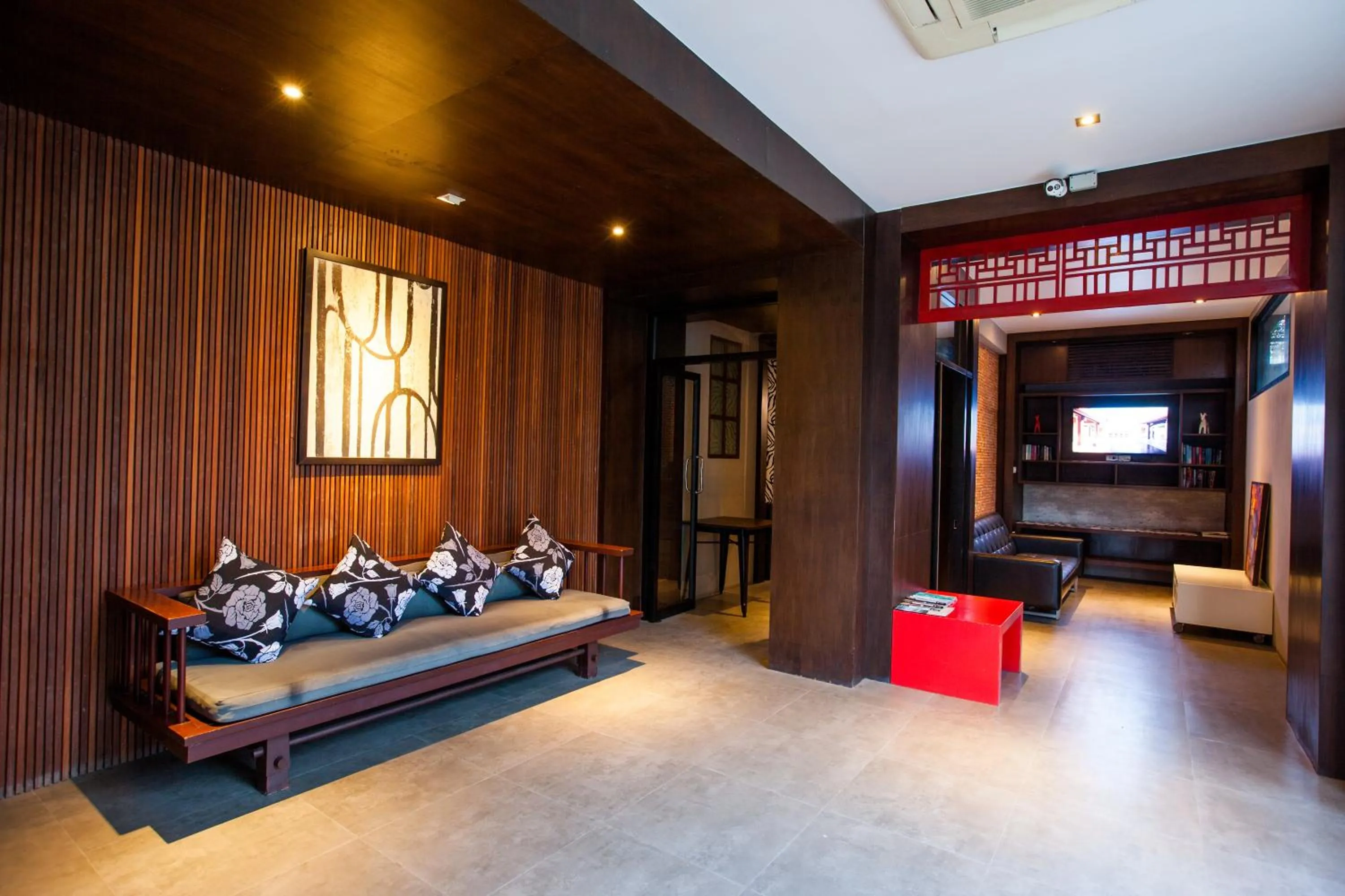 Lobby or reception in Amenity Apartel Samui