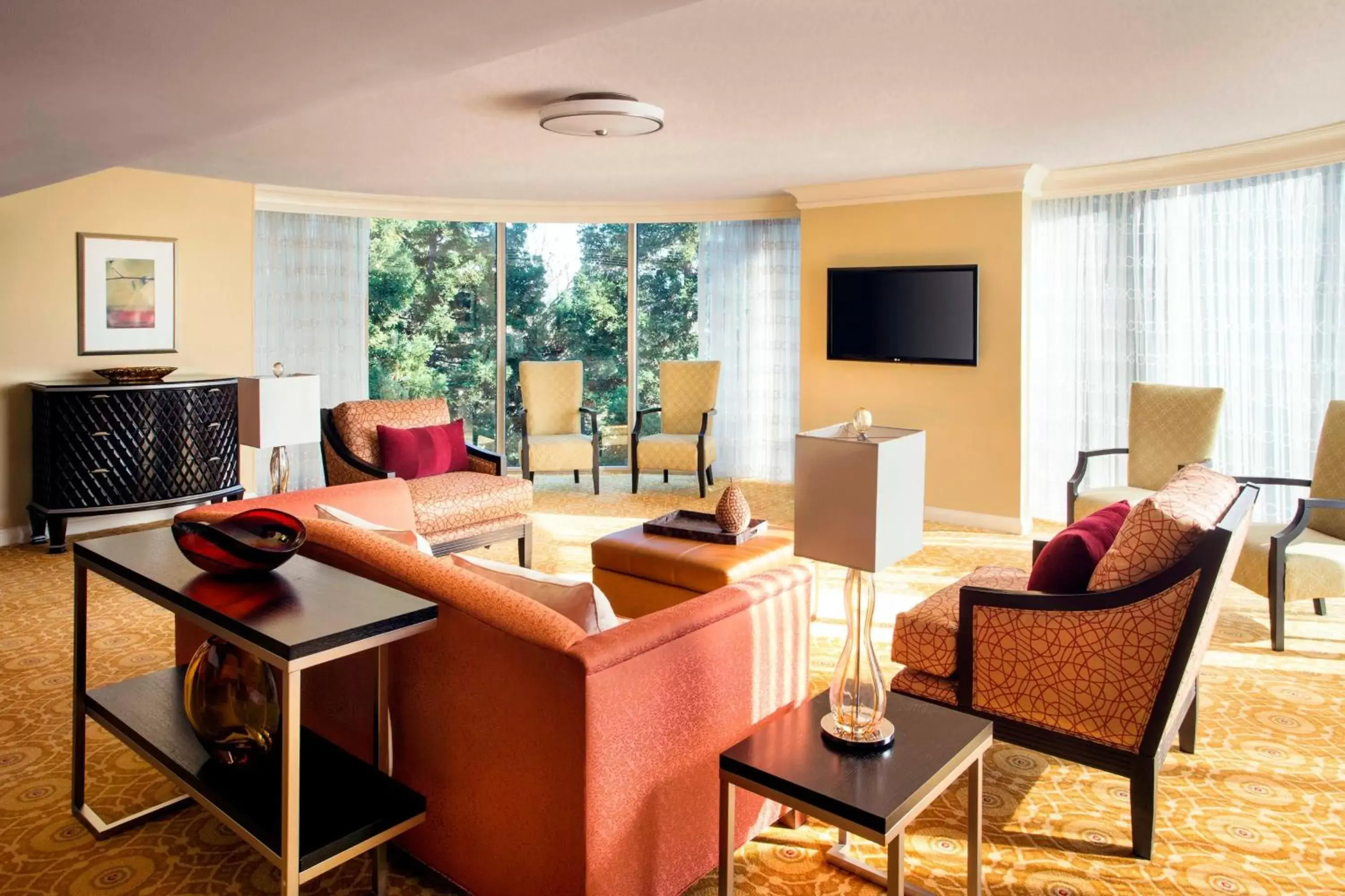 Living room, Seating Area in San Ramon Marriott