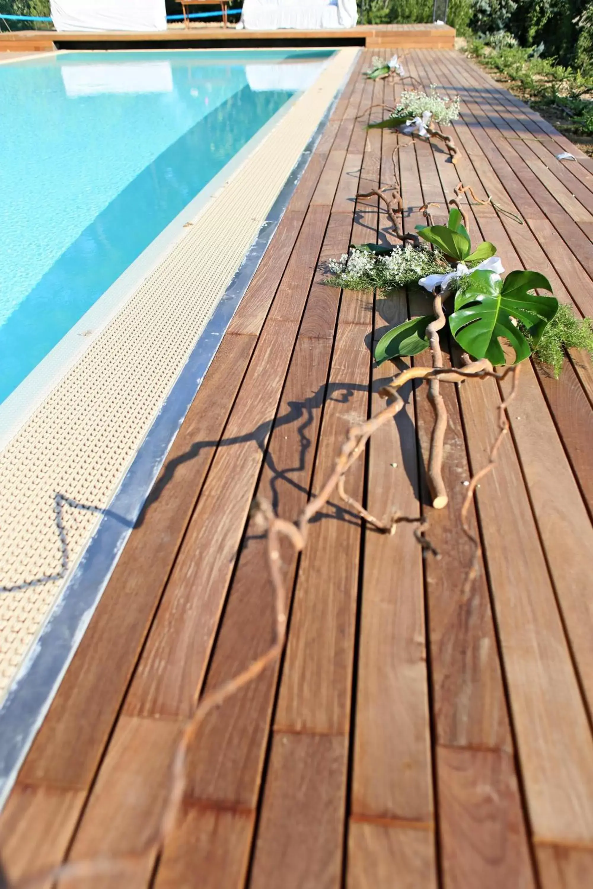 Decorative detail, Swimming Pool in Country Hotel Le Querce