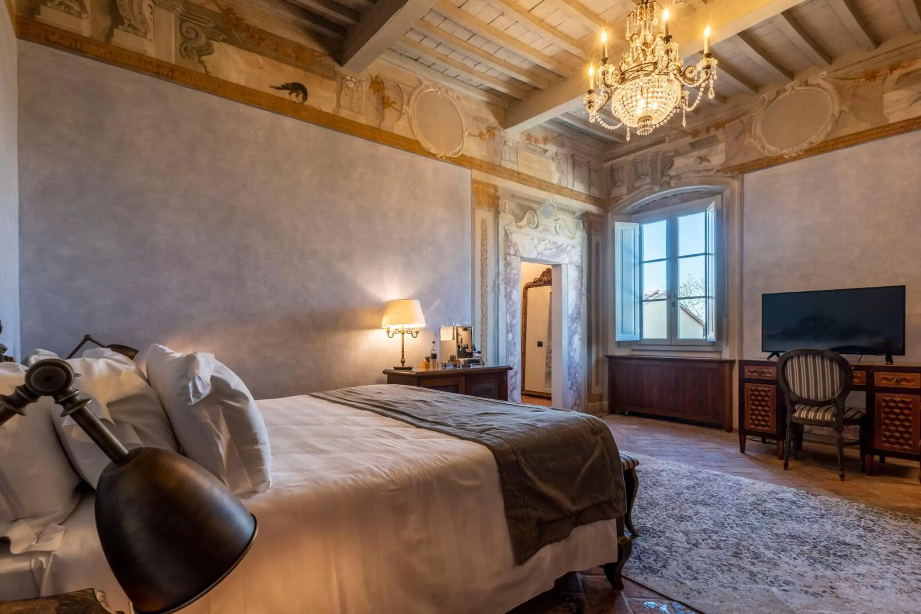 Bed in Villa Petriolo