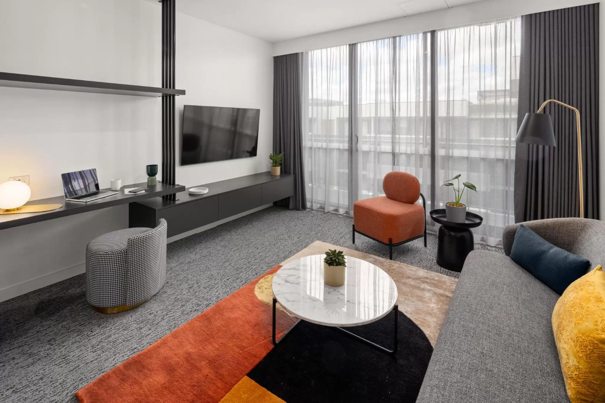 Living room in The Sebel Canberra Campbell