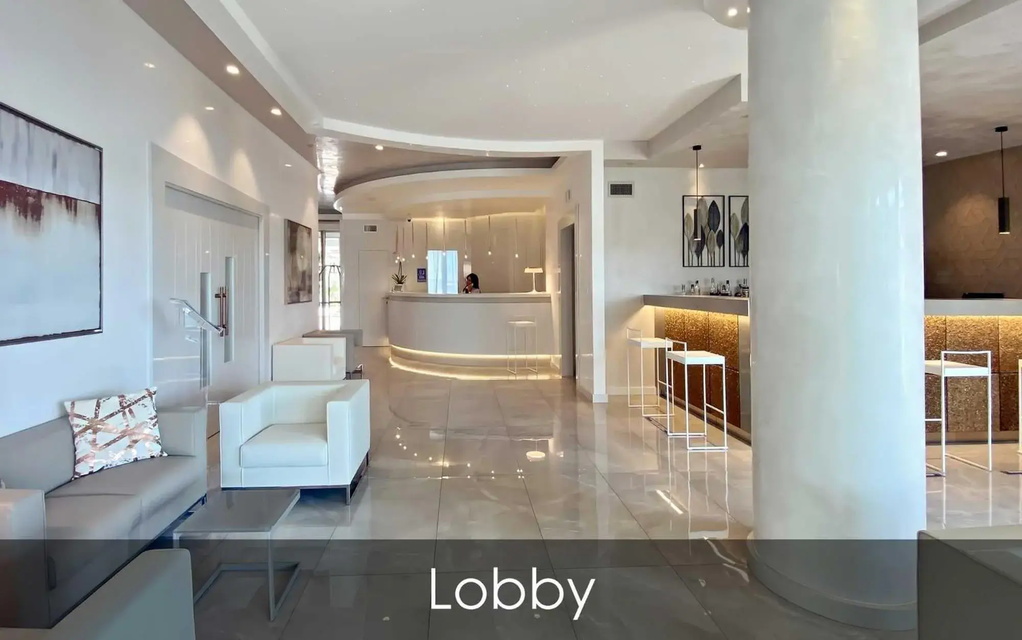 Lobby or reception in Hotel Olimpico Lobby or reception in Hotel Olimpico