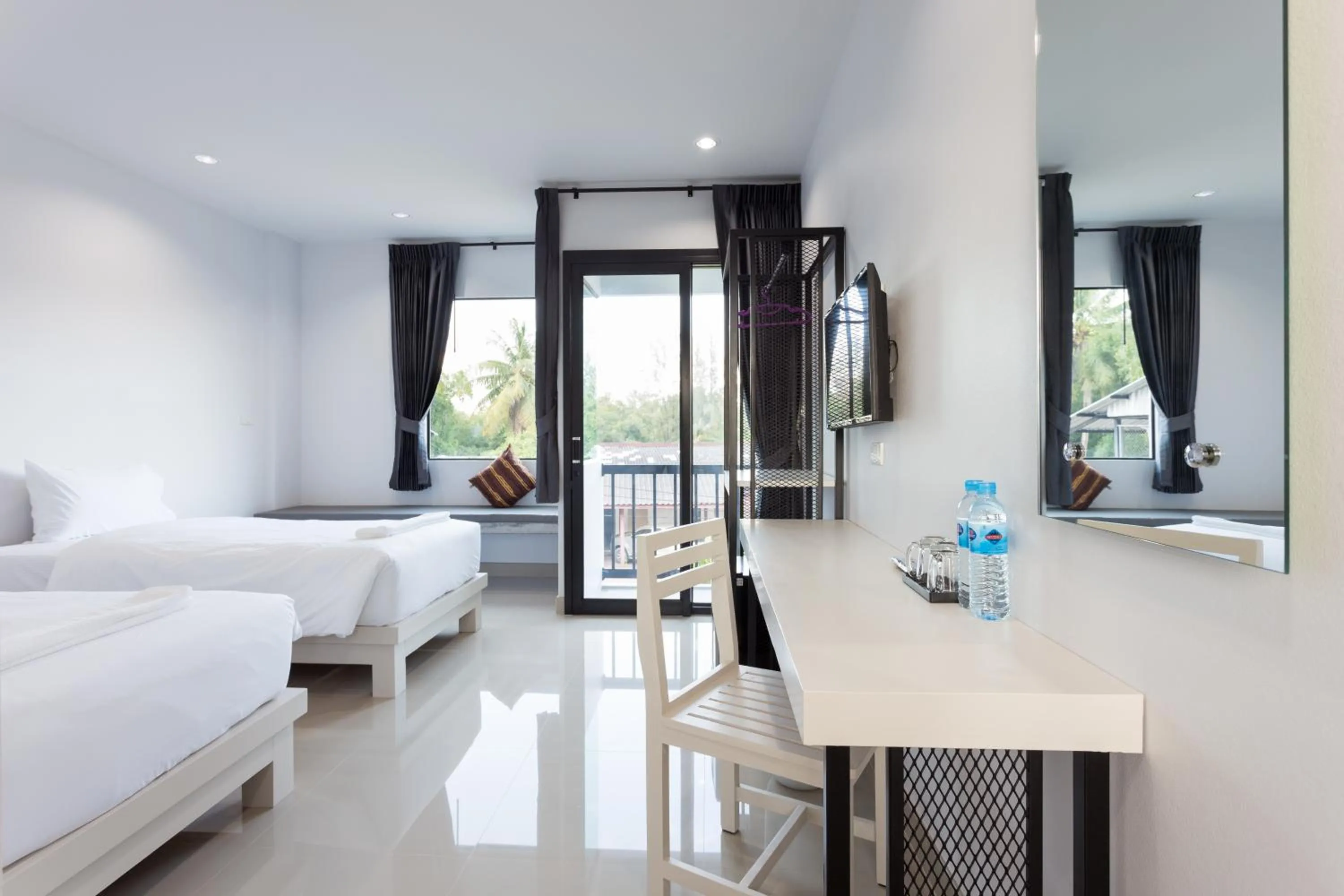 Photo of the whole room, Bed in The Gene