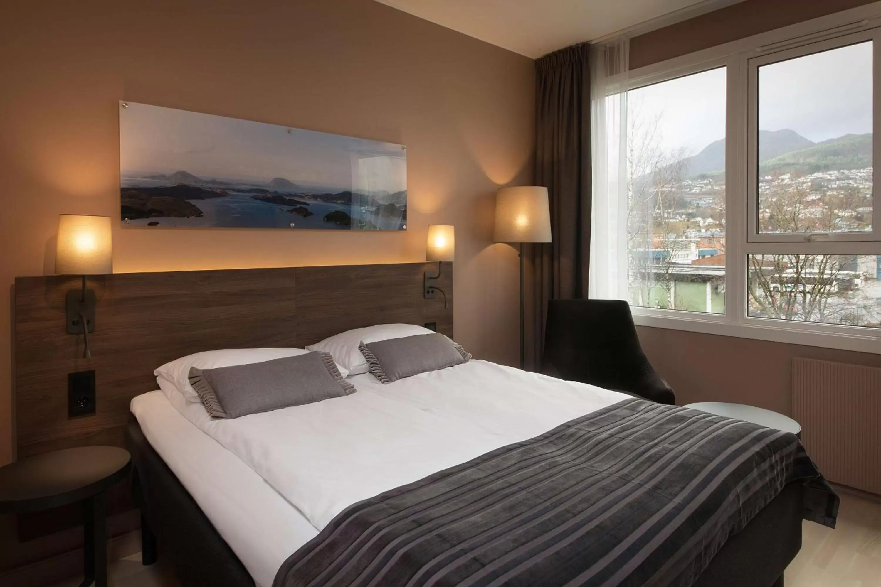 Photo of the whole room, Bed in Scandic Sunnfjord Hotel & Spa