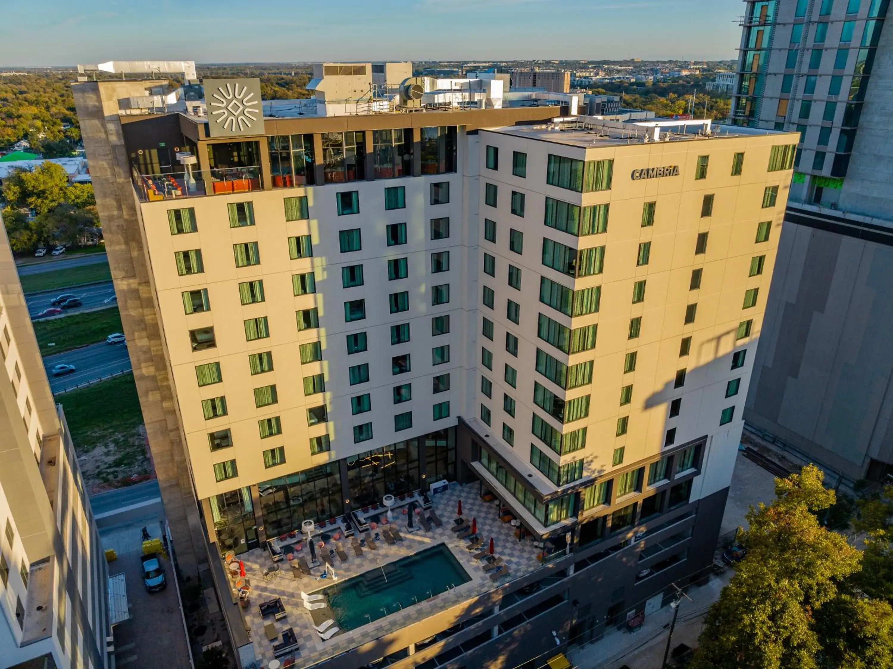 Property building, Bird's-eye View in Cambria Hotel Austin Downtown
